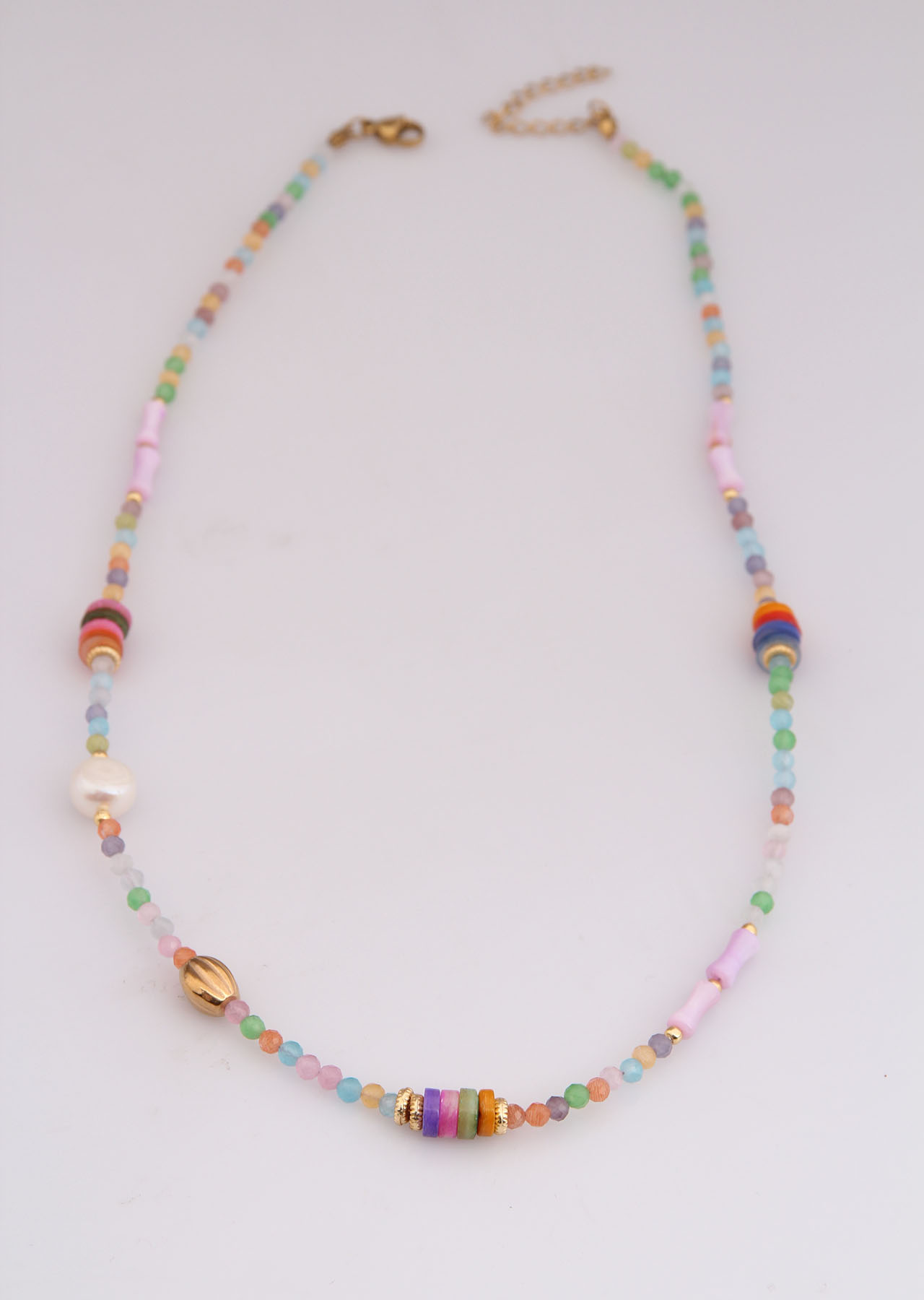 Quartz & Pearl Necklace