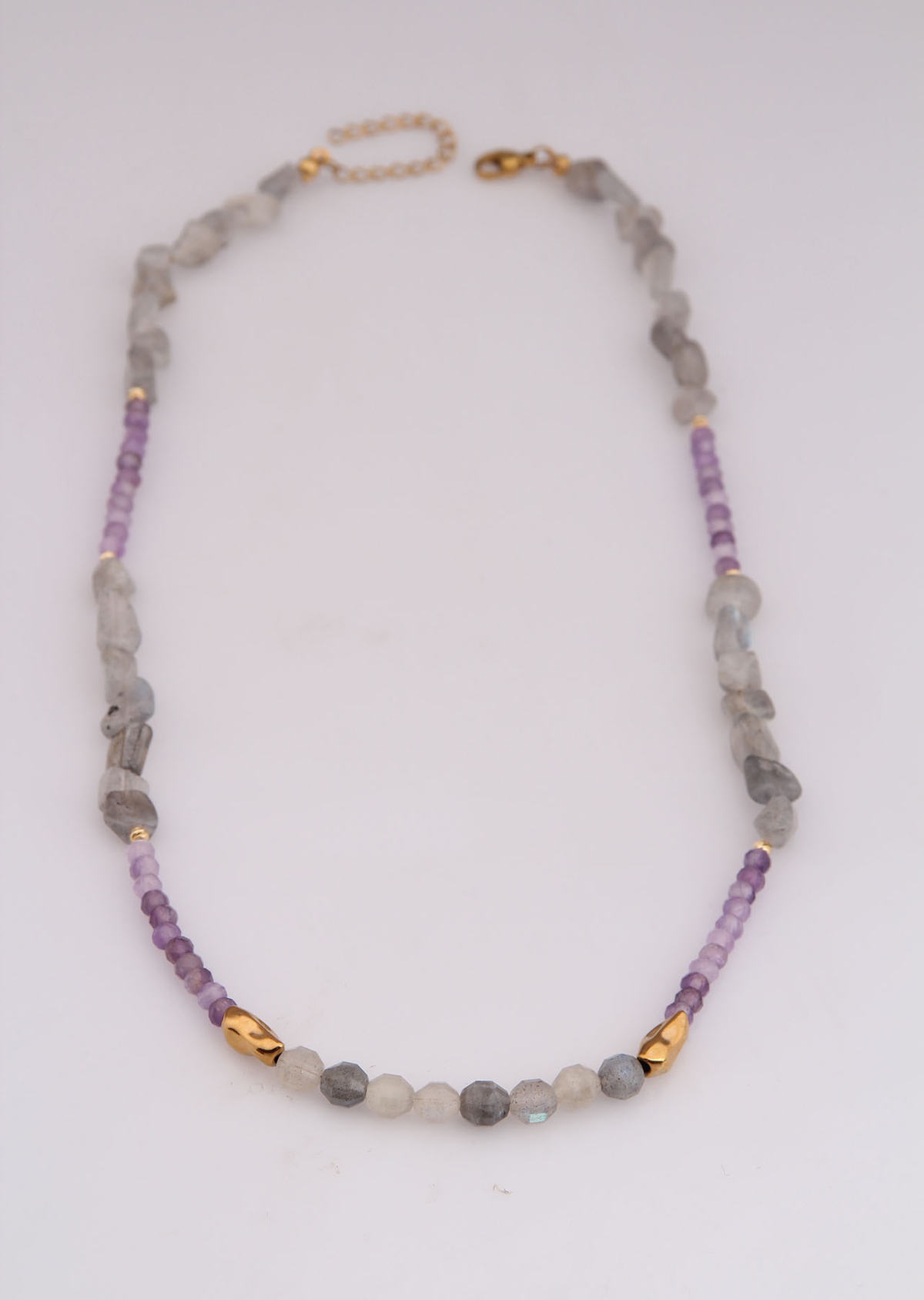 Amethyst & Labradorite Necklace