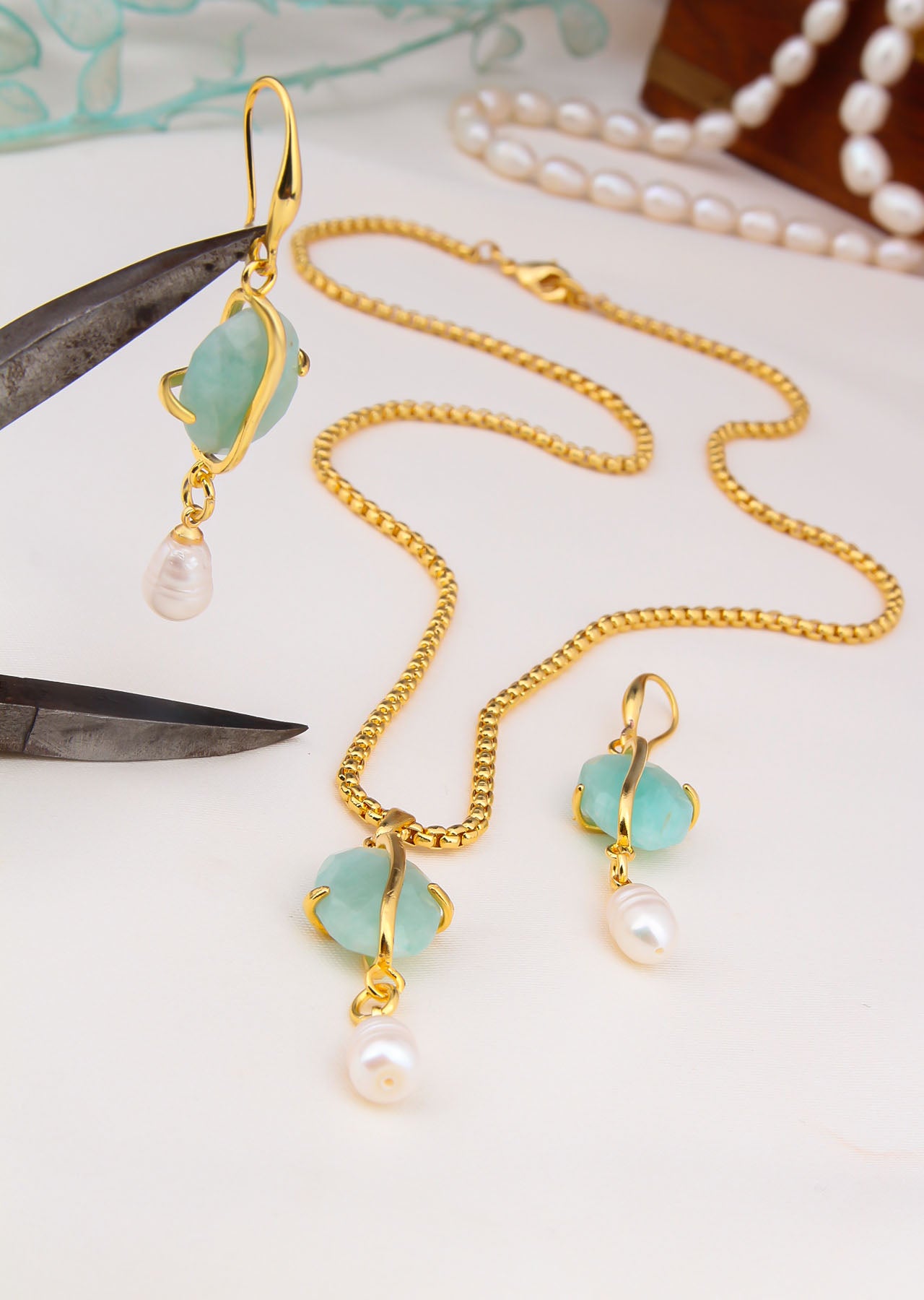 Aquamarine Set