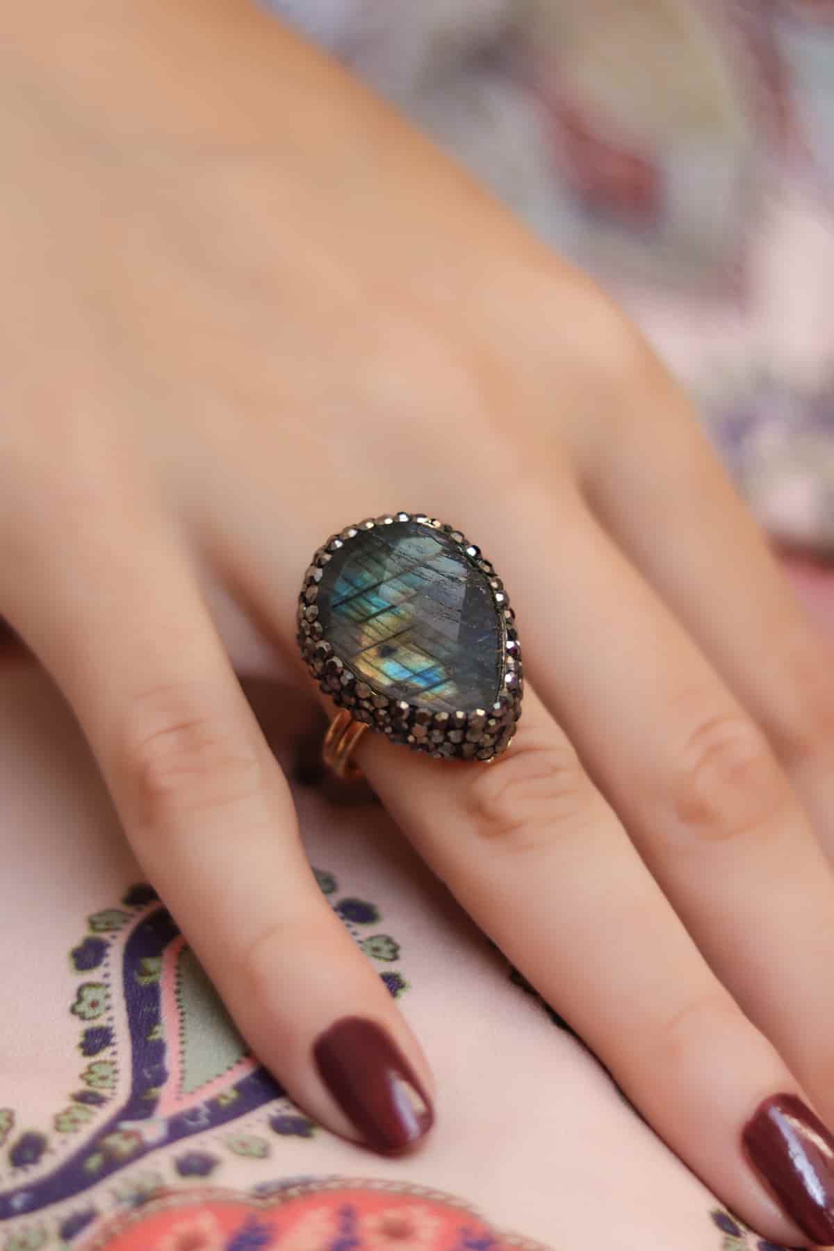 Labradorite Bague