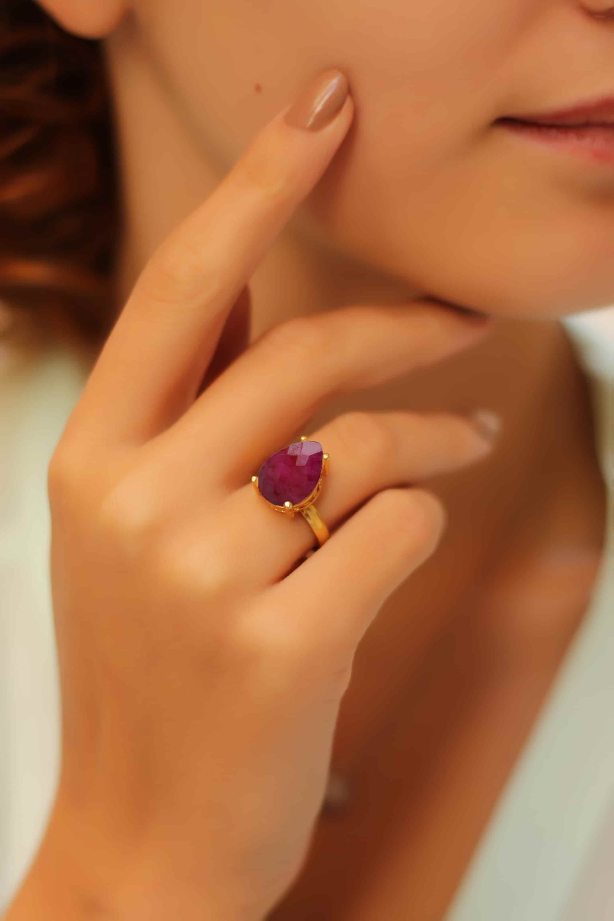 Agate Bague