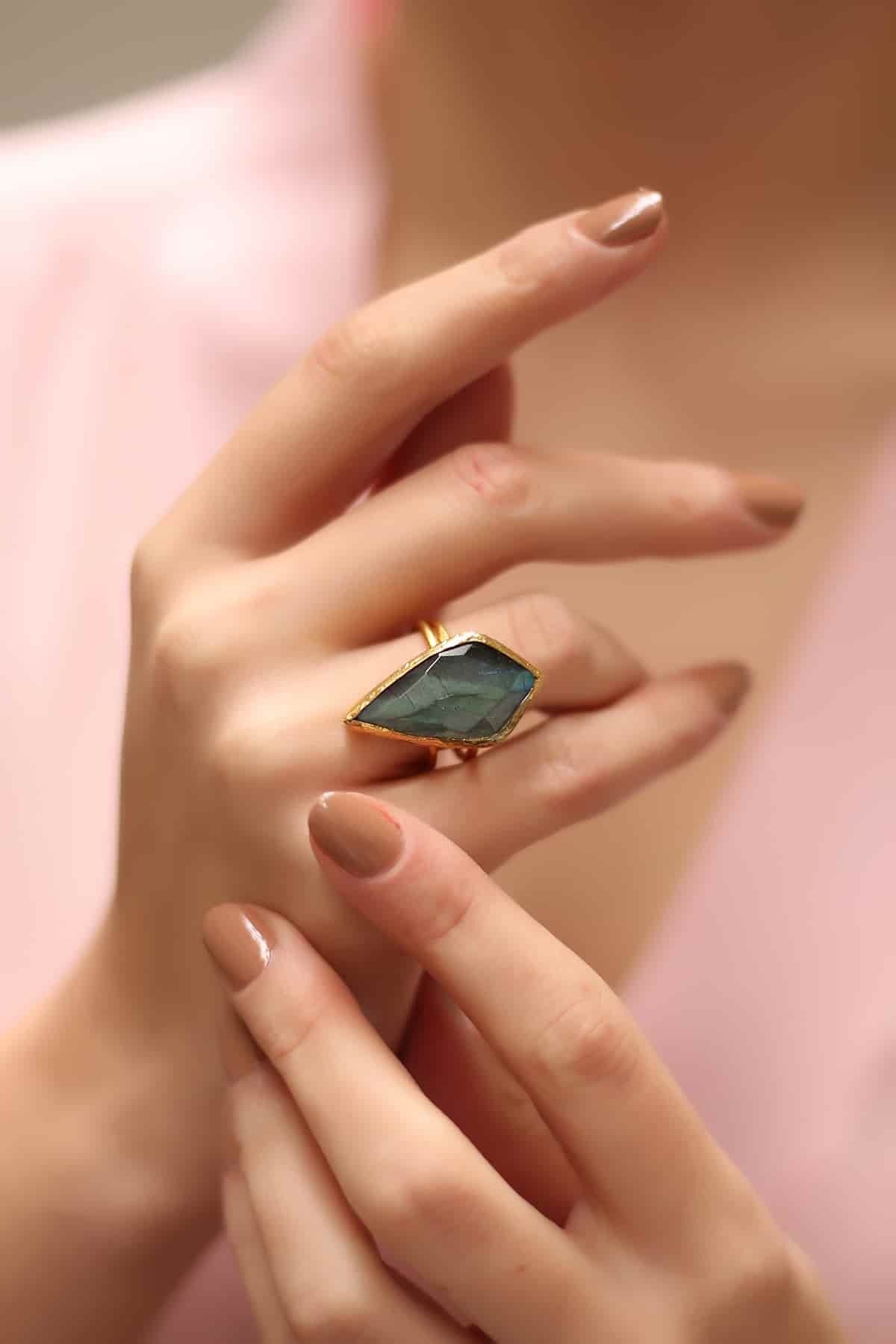 Labradorite Bague