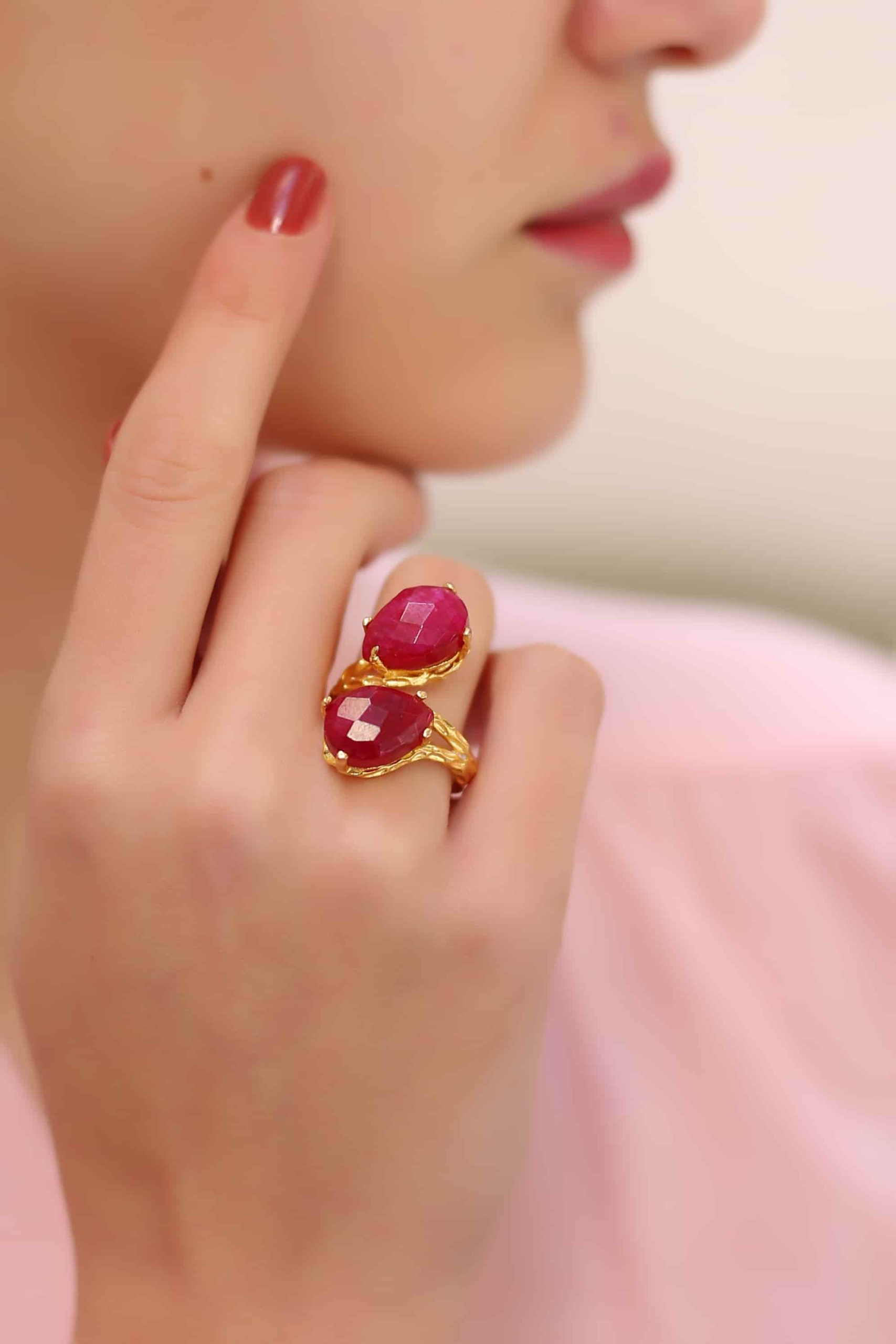 Agate Bague