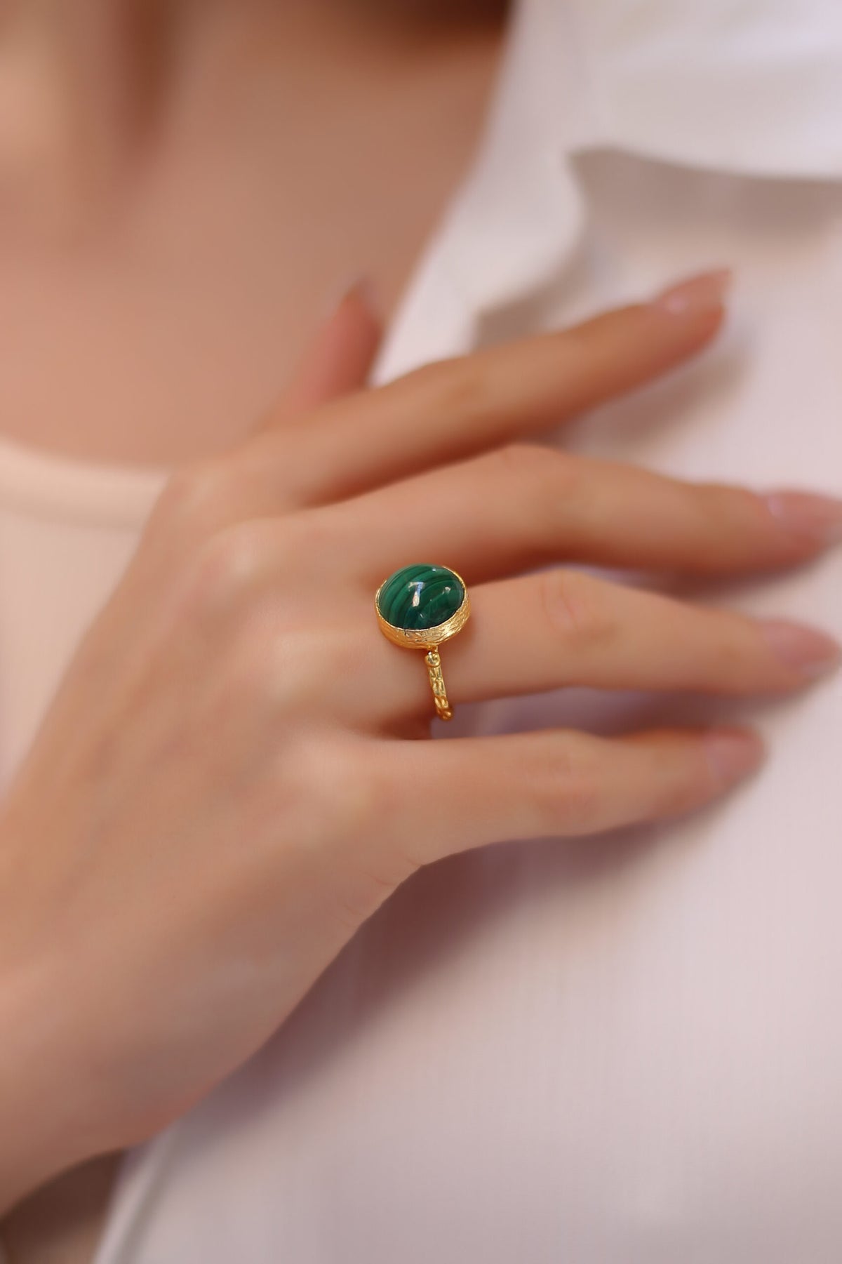 Malahite Bague