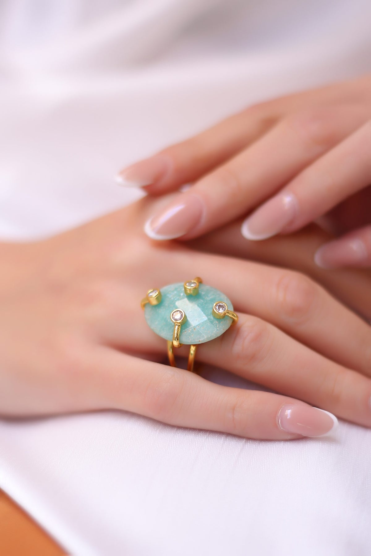 Amazonite Bague