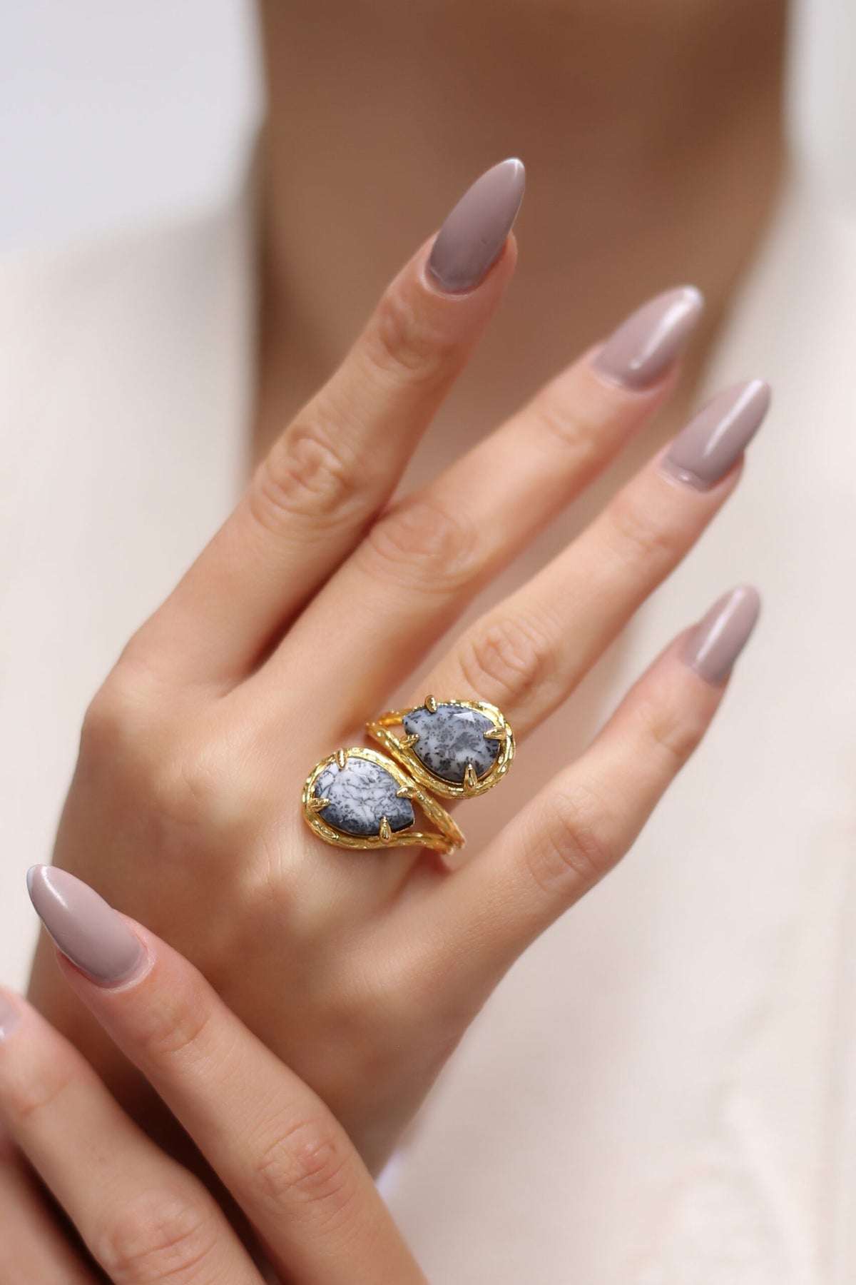 Dalmation Stone Bague