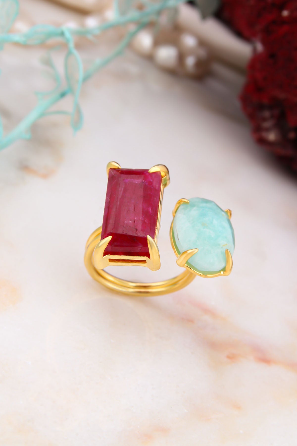 Aquamarine Bague