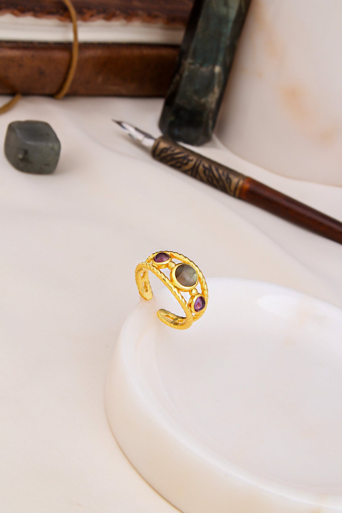 Labradorite Ring