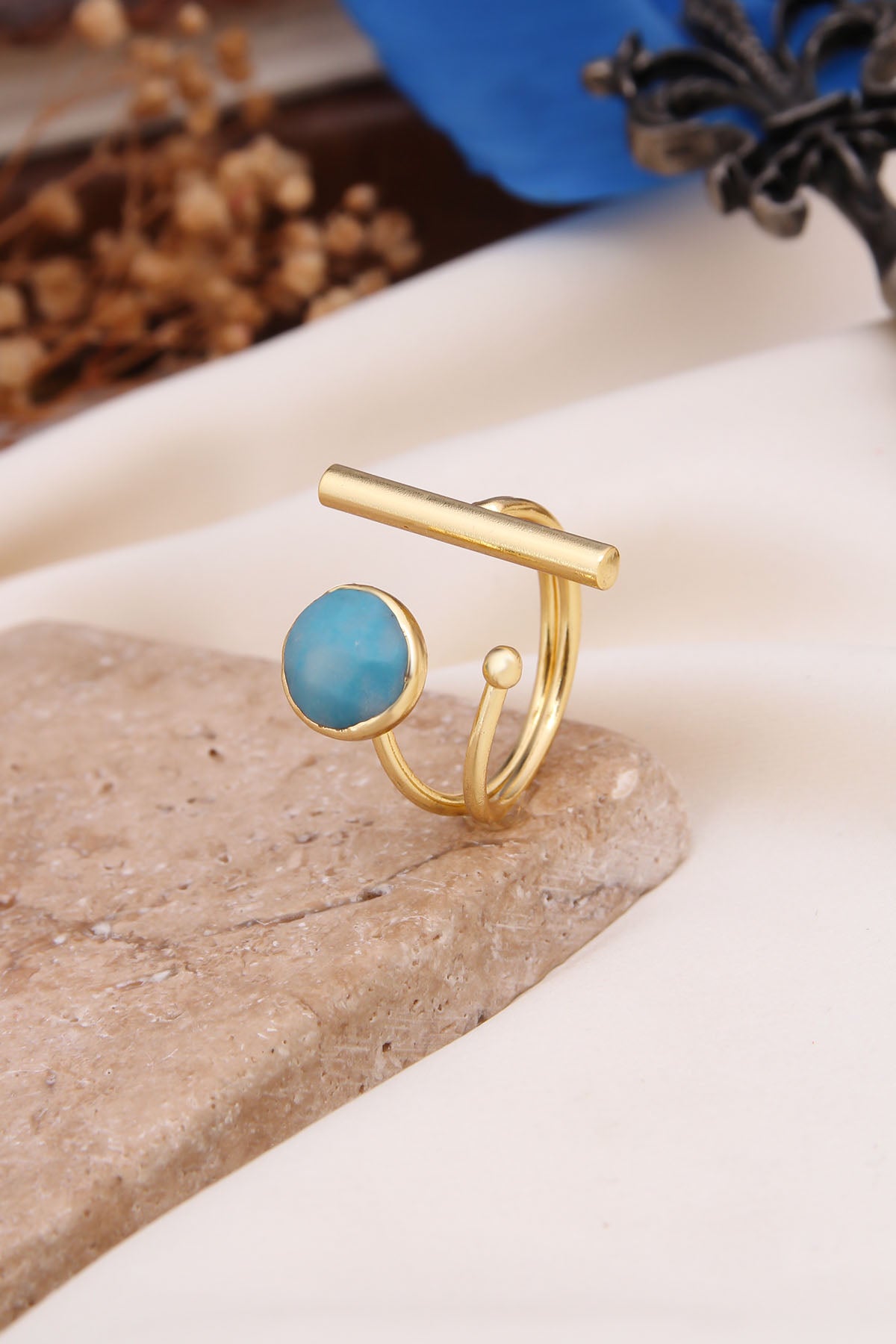 Larimar Ring