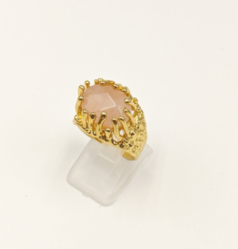 Pink Quartz Ring