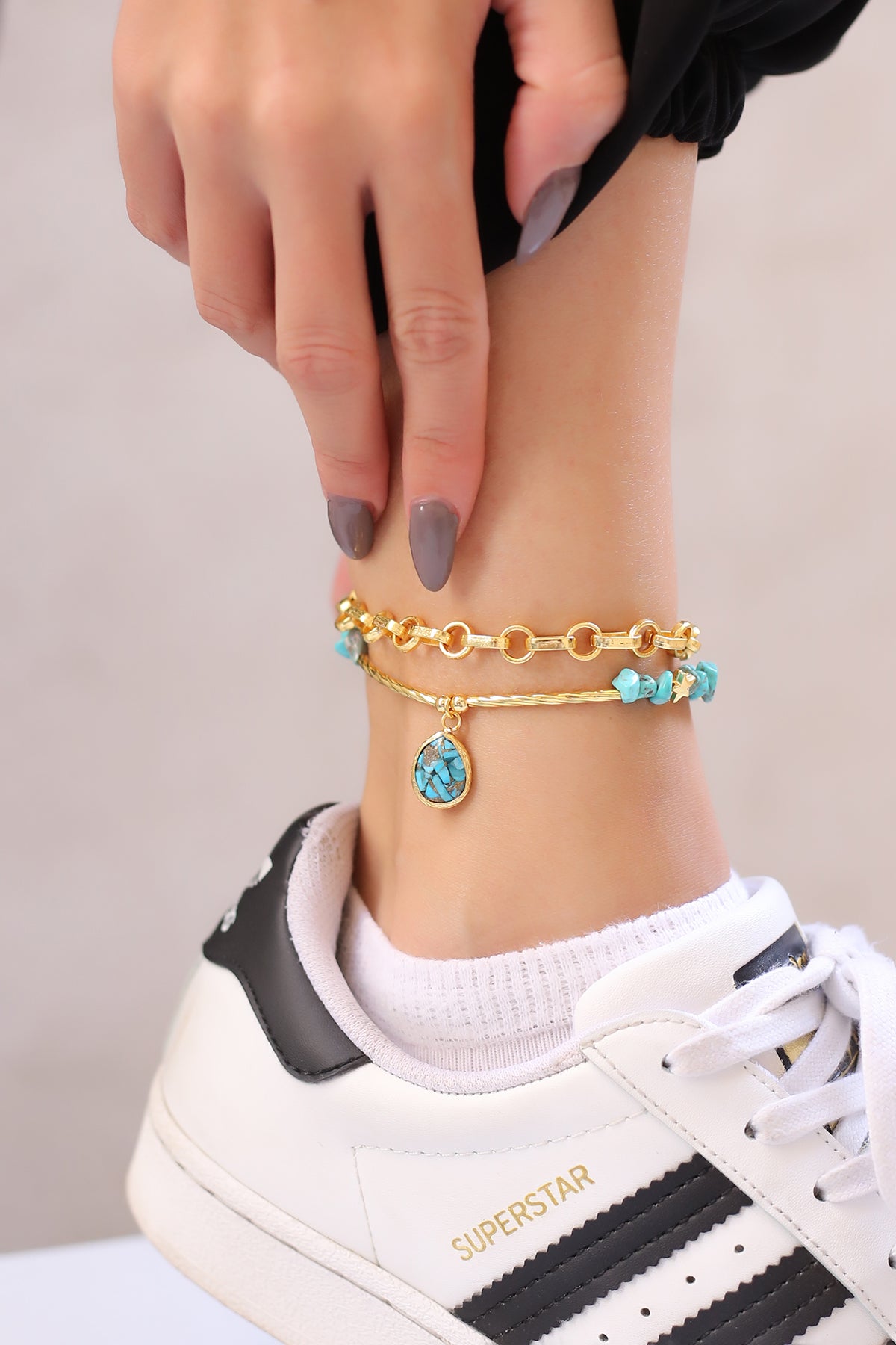 Turquoise Anklet