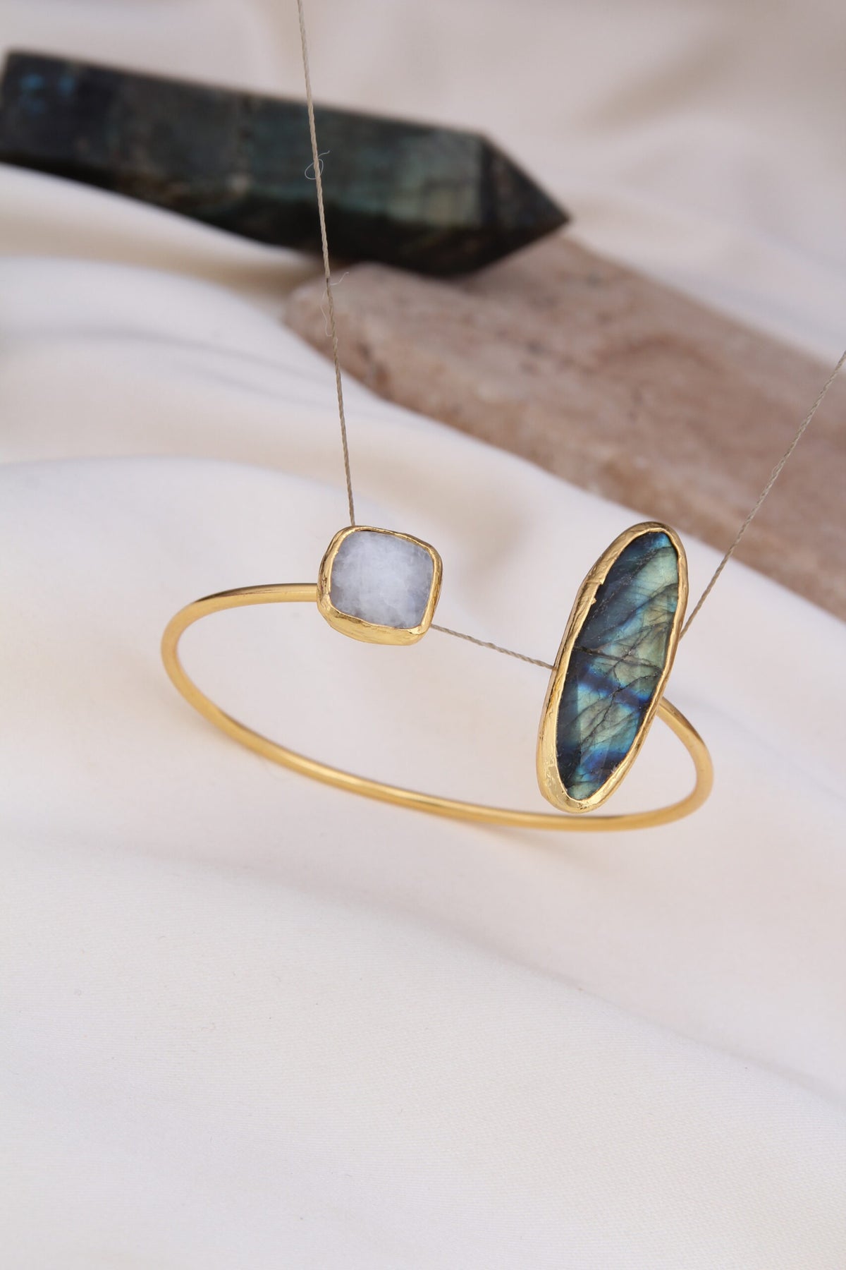 Labradorite & Moonstone Bracelet