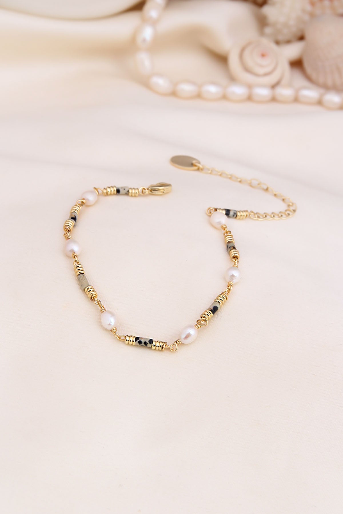Pearl & Jasper Bracelet