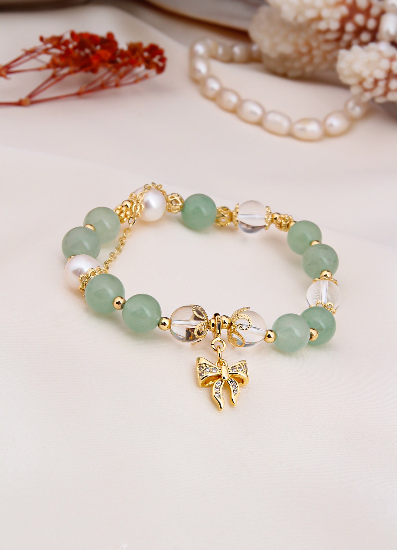 Zircon & Pearl Bracelet