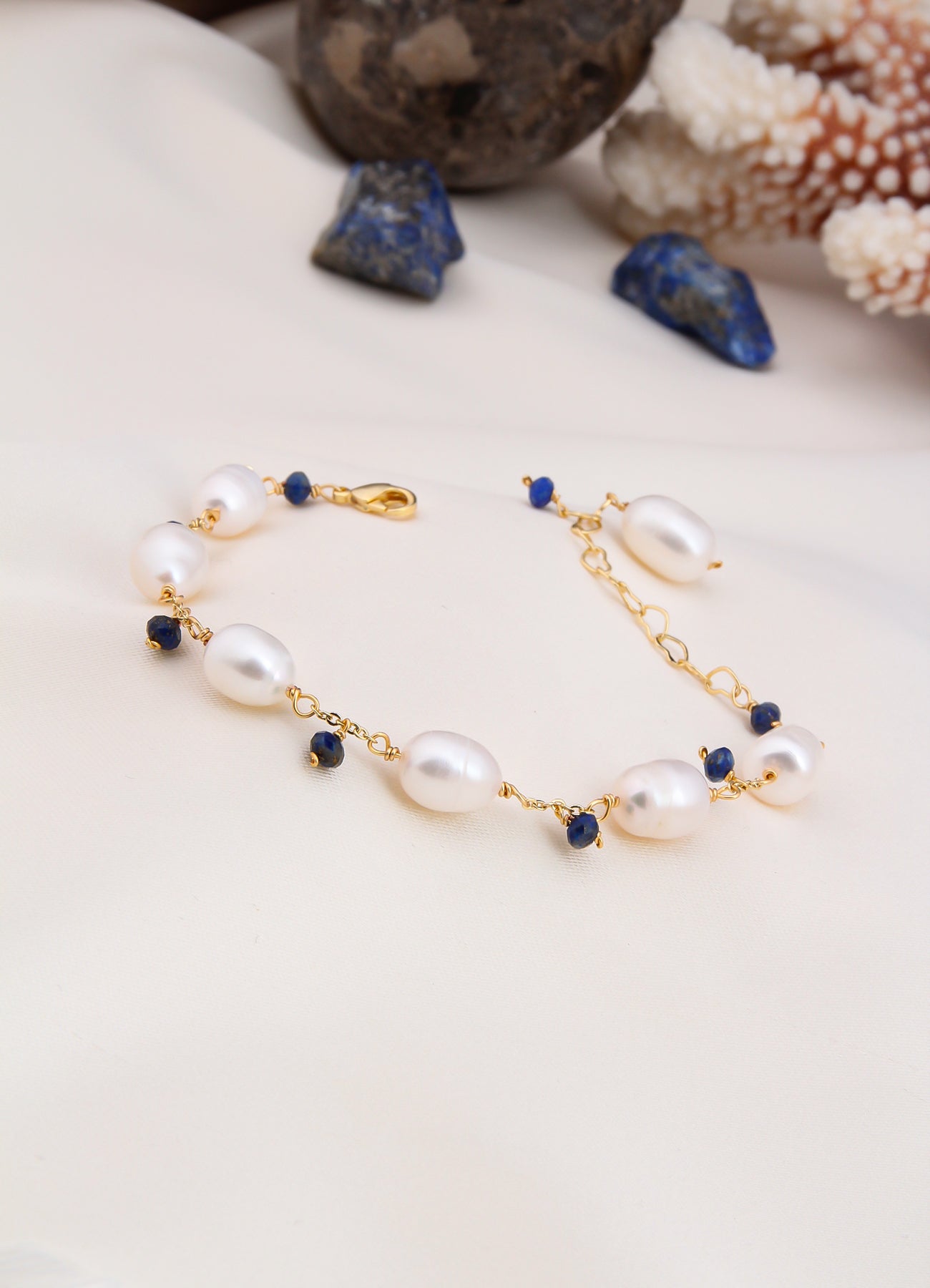 Zircon & Pearl Bracelet