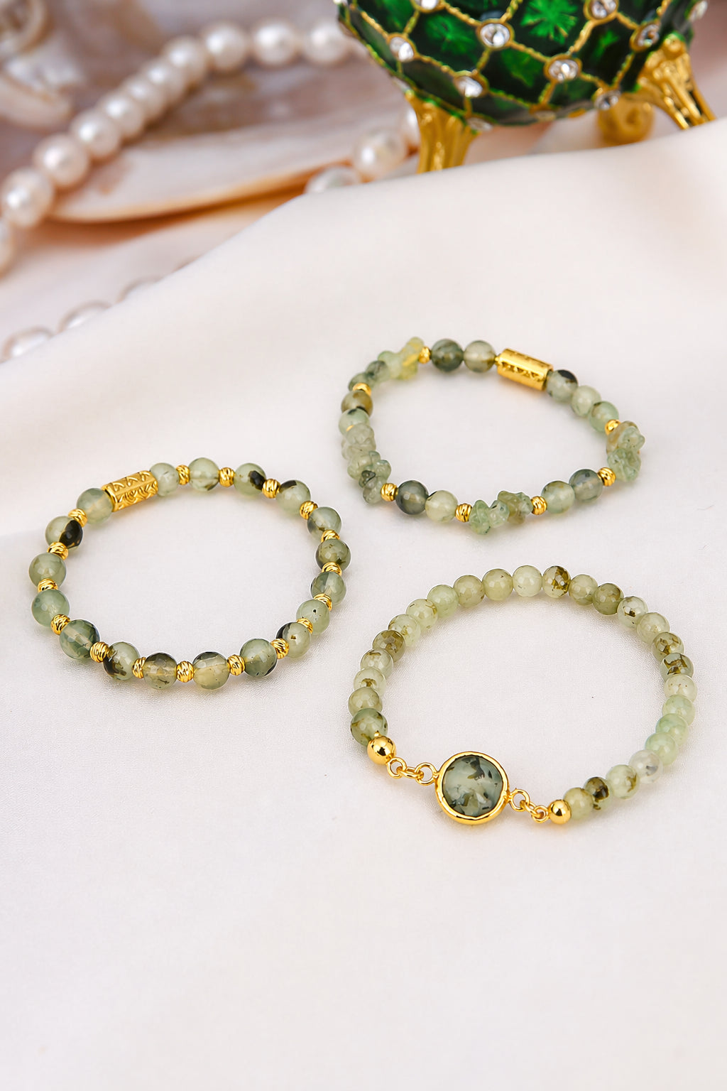 Prehnite Bracelet
