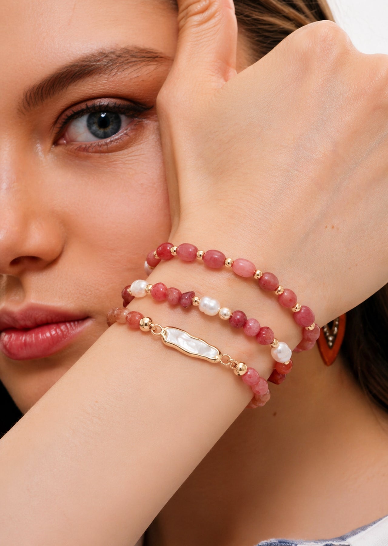 Stawberry Quartz Bracelet