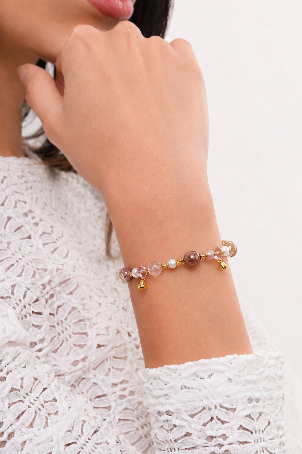 Crystal & Pearl Bracelet