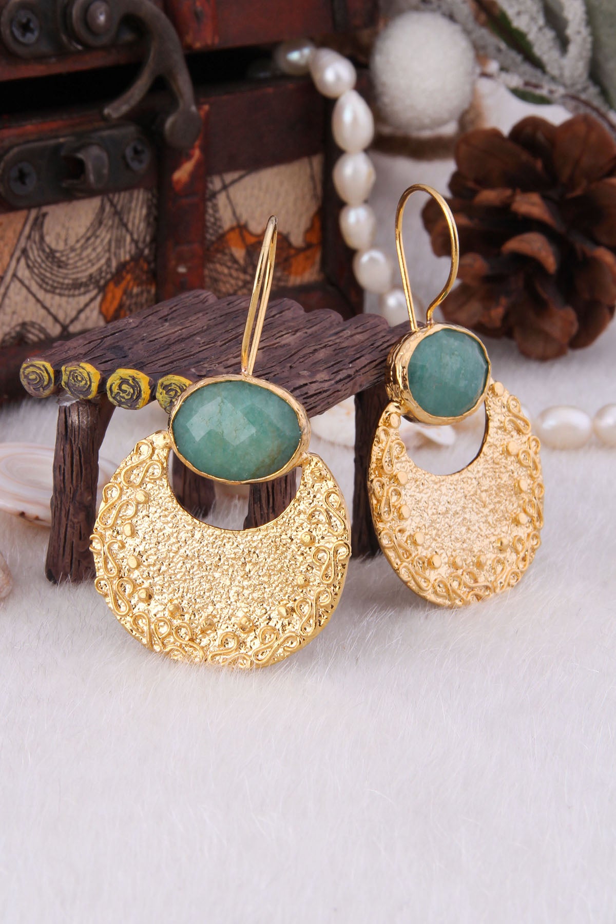 Amazonite Boucle D'oreilles