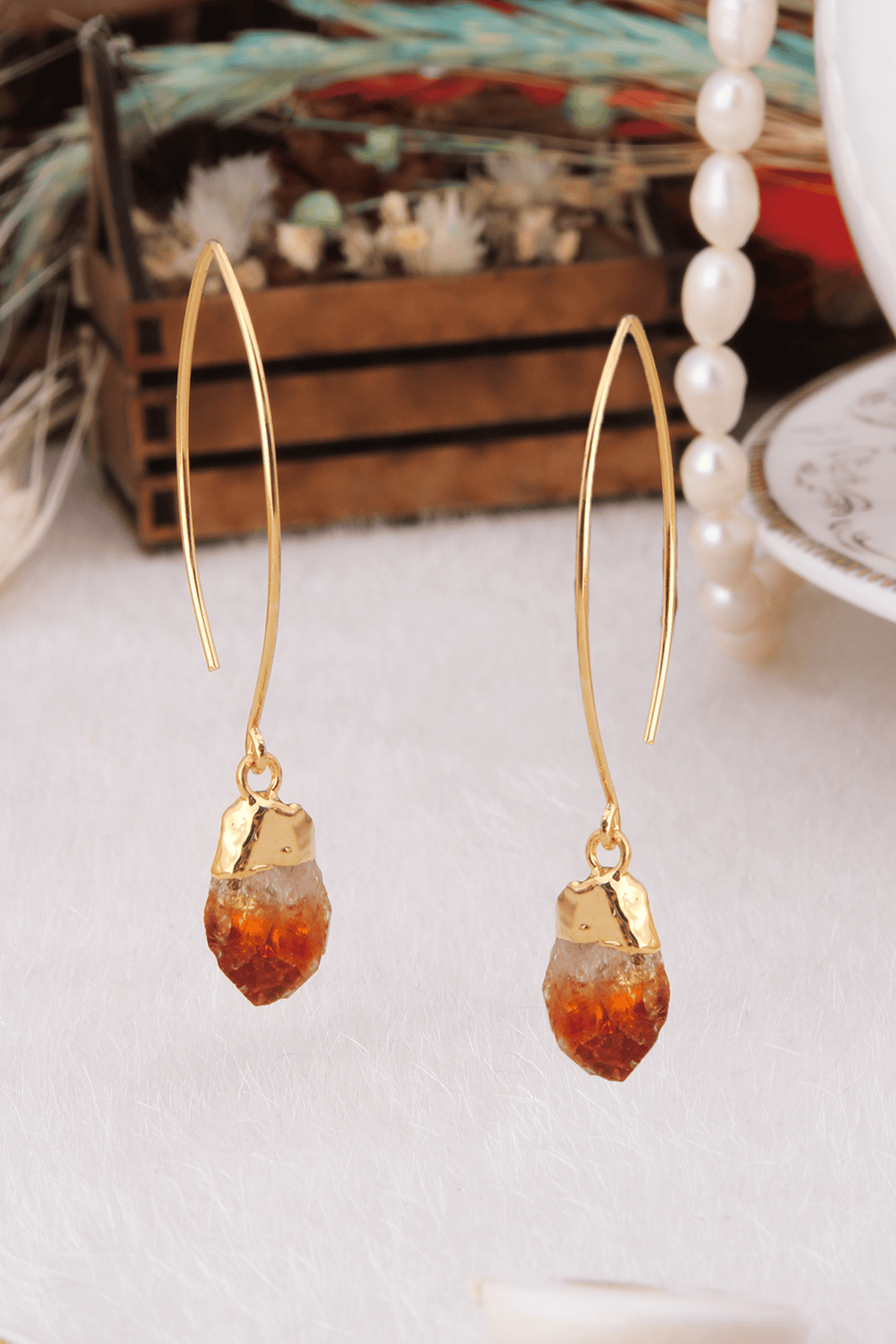 Citrine Earring