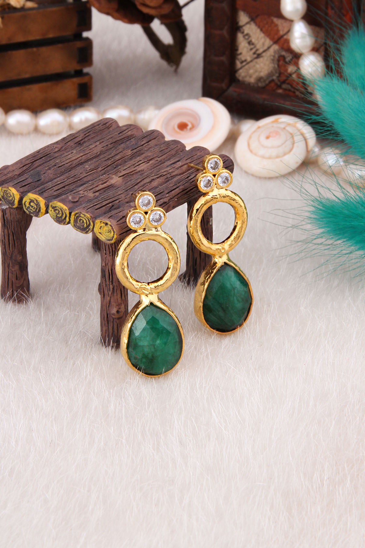 Agate Earring