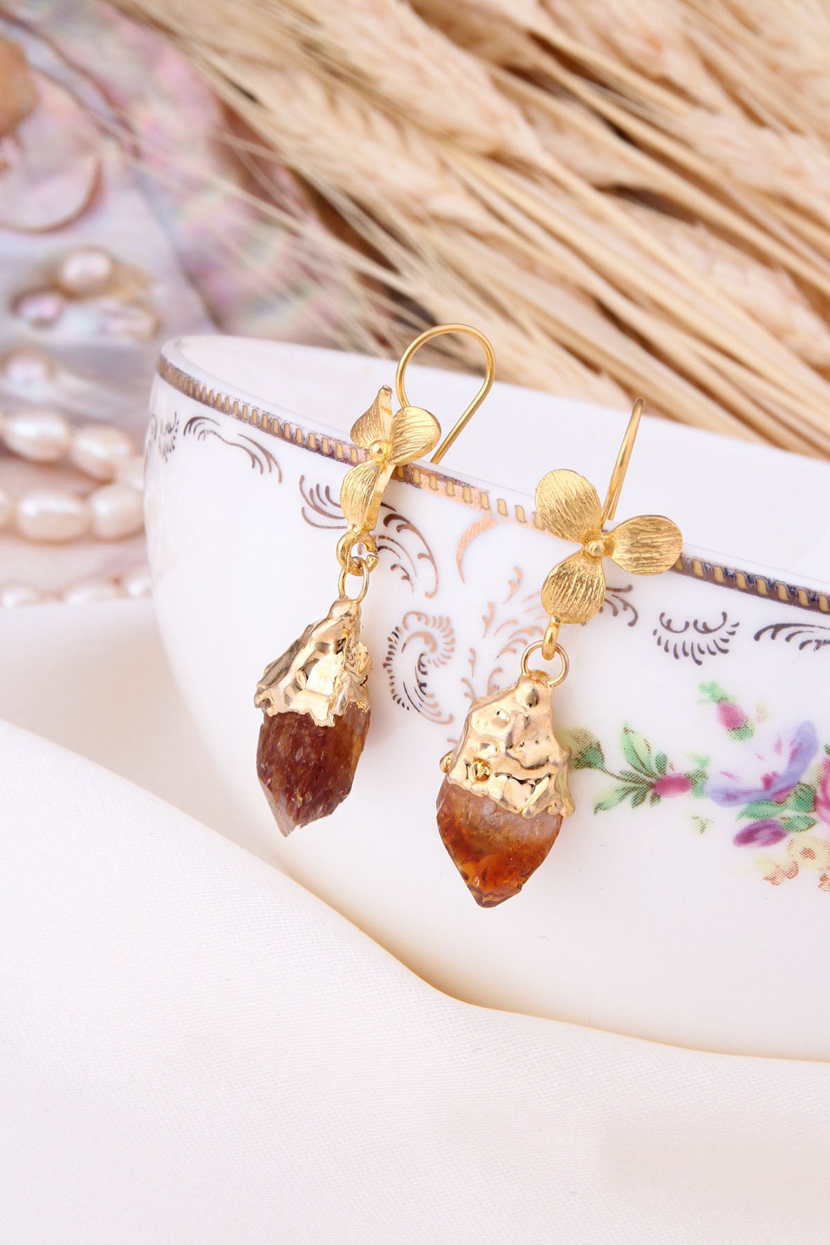 Citrine Earring