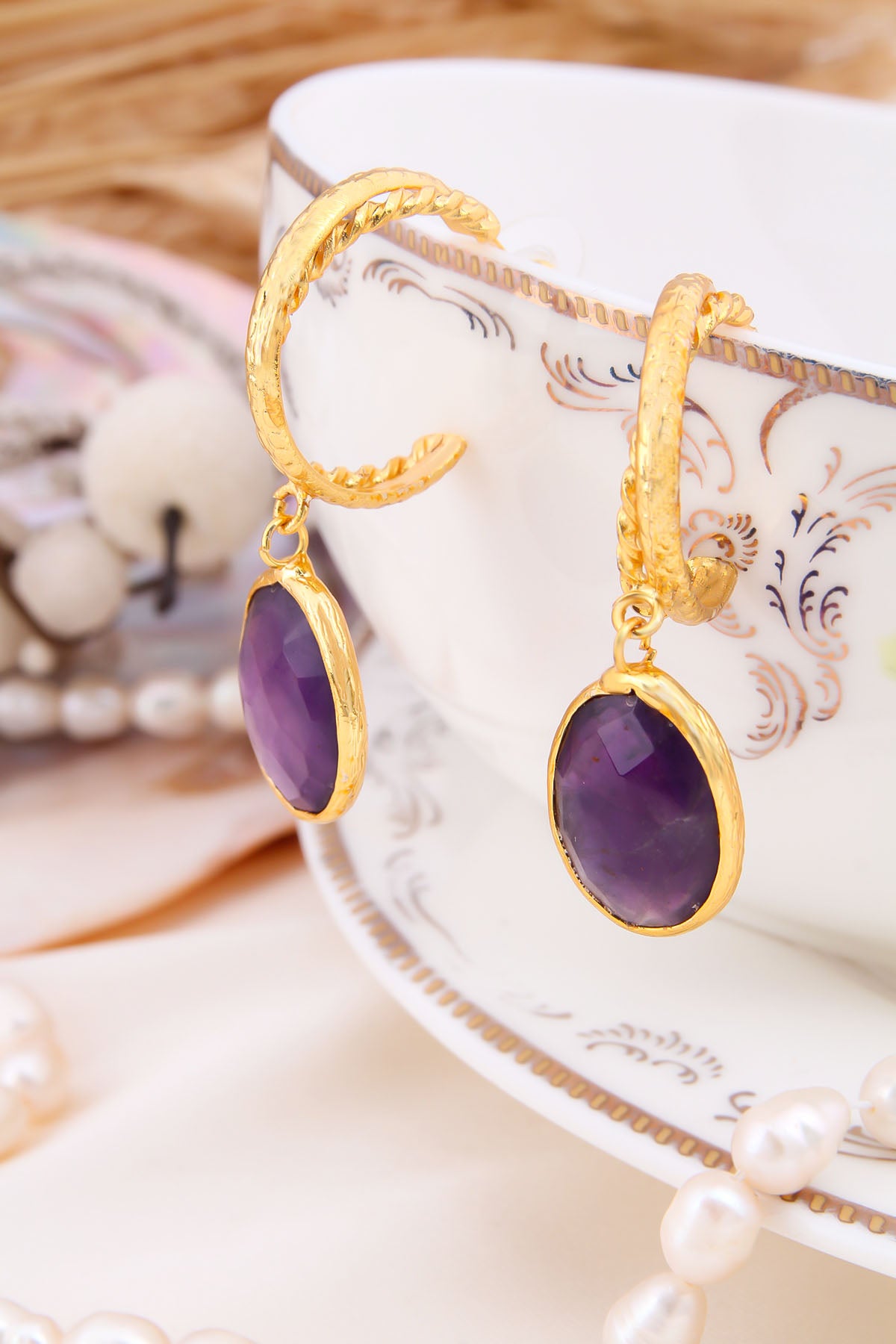 Amethyst Earring