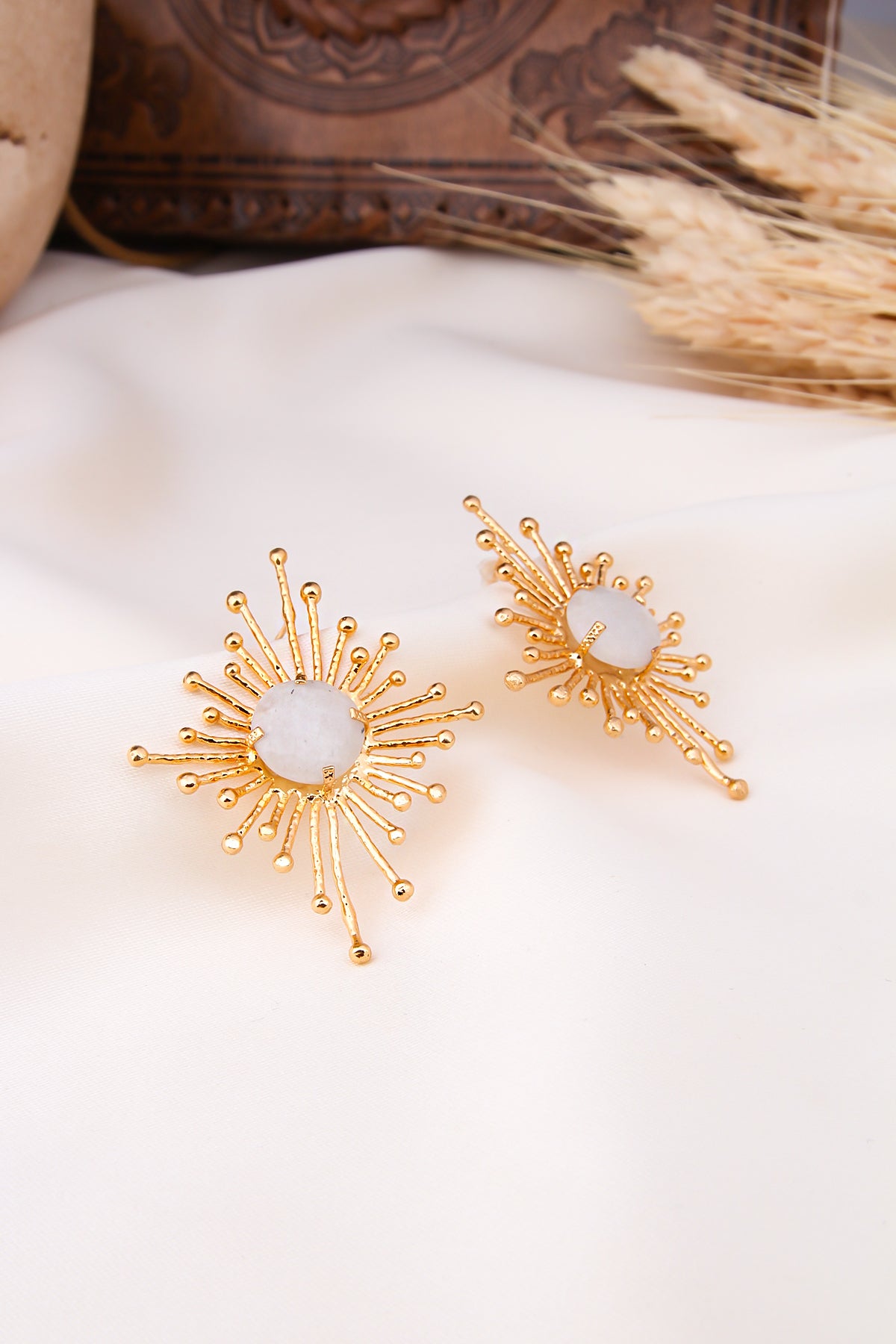 MoonStone Earring