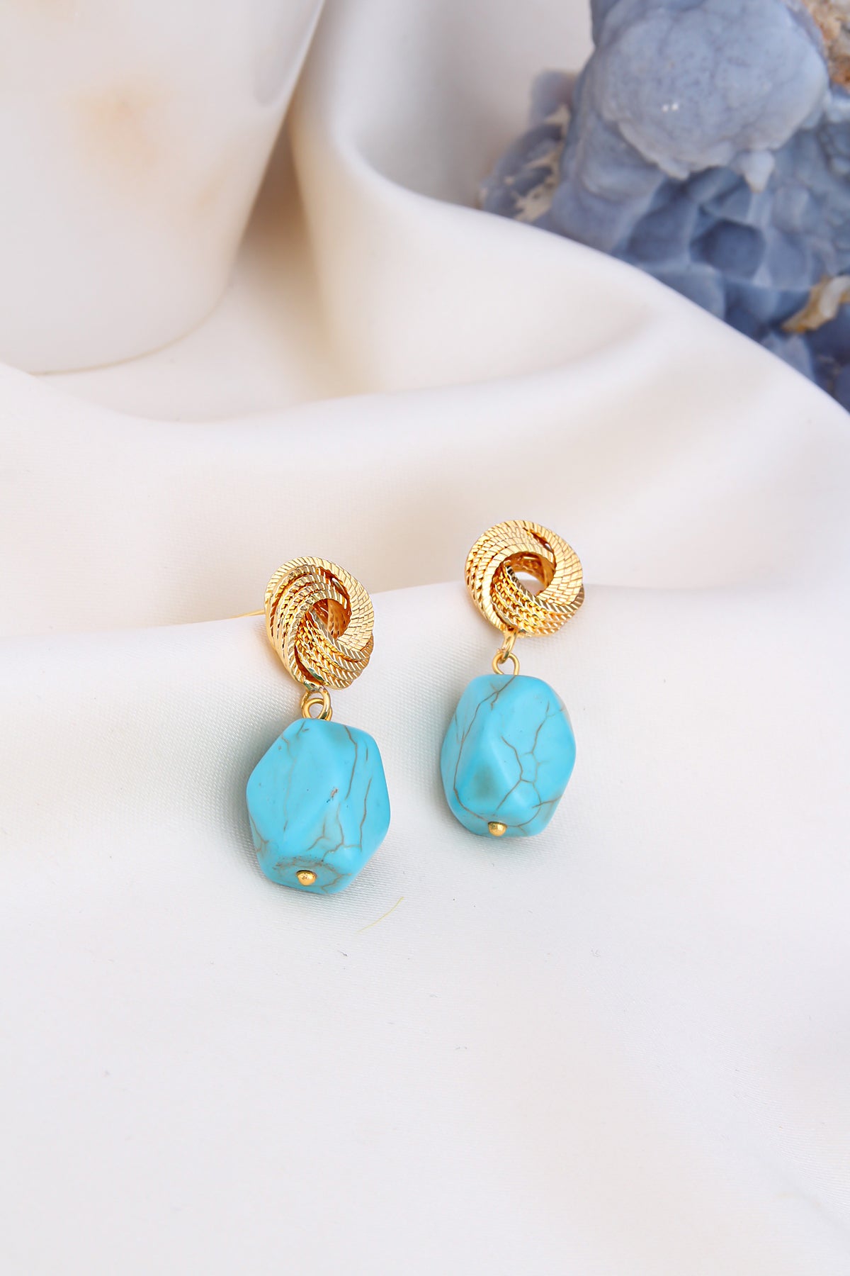Turquoise Boucles d'oreilles