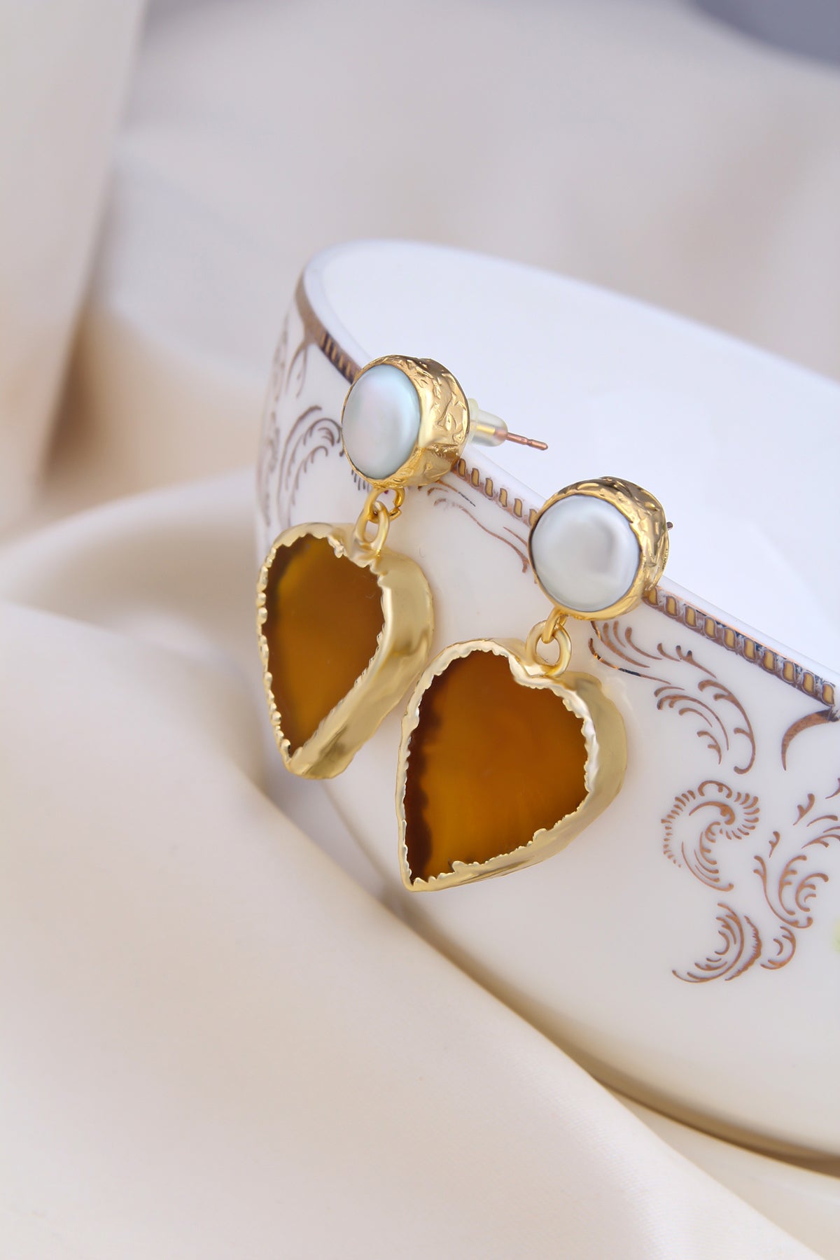 Agate Boucles d'oreilles