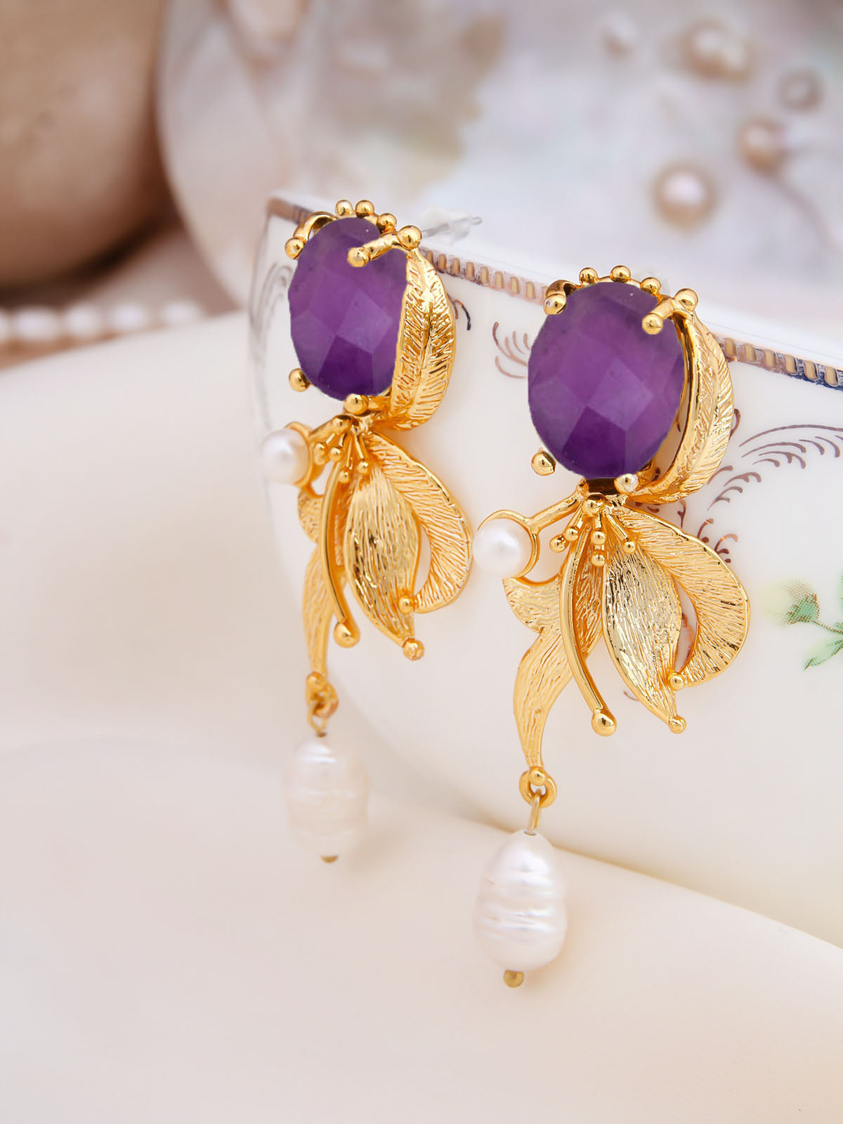 Amethyst Boucle D'oreilles