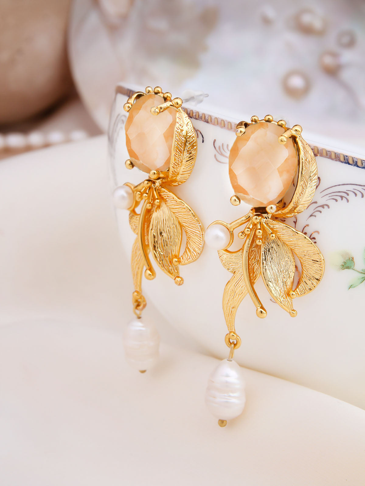 Citrine Boucle D'oreilles