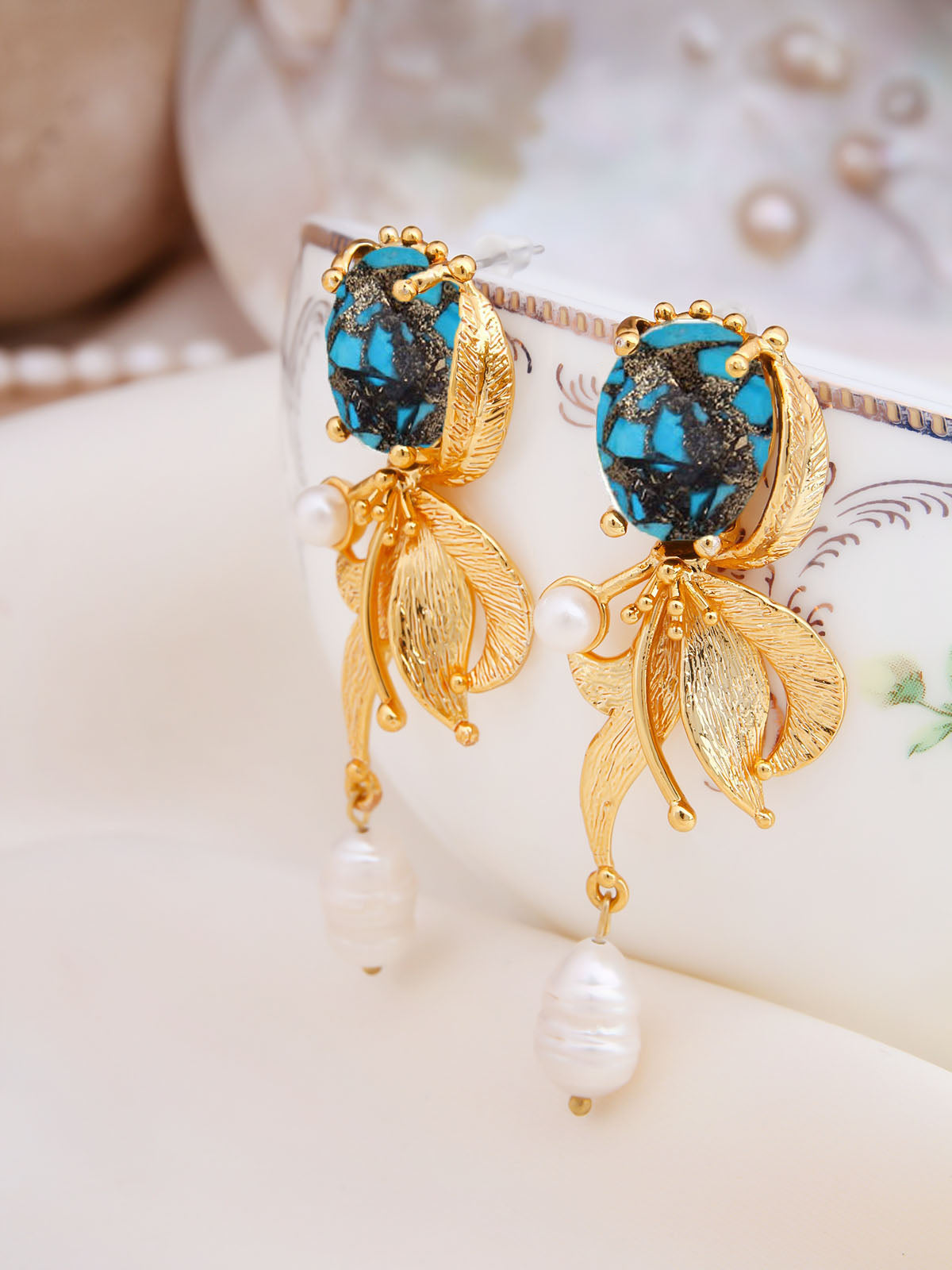 Turquoise Boucle D'oreilles