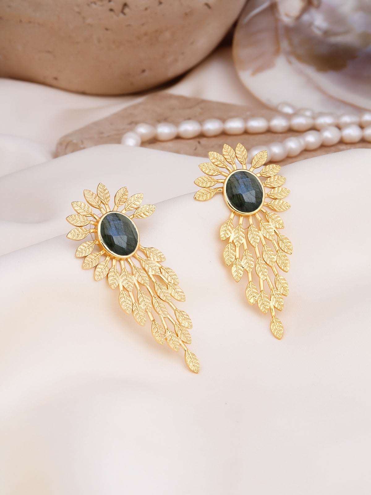 Labradorite Earring