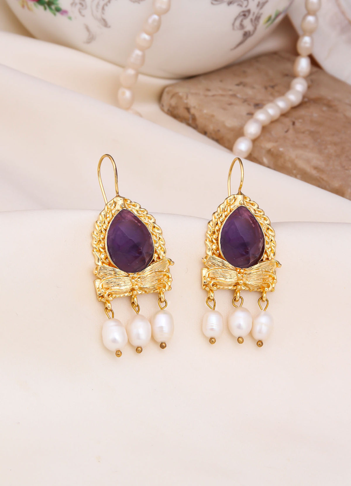 Amethyst Boucle D'oreilles