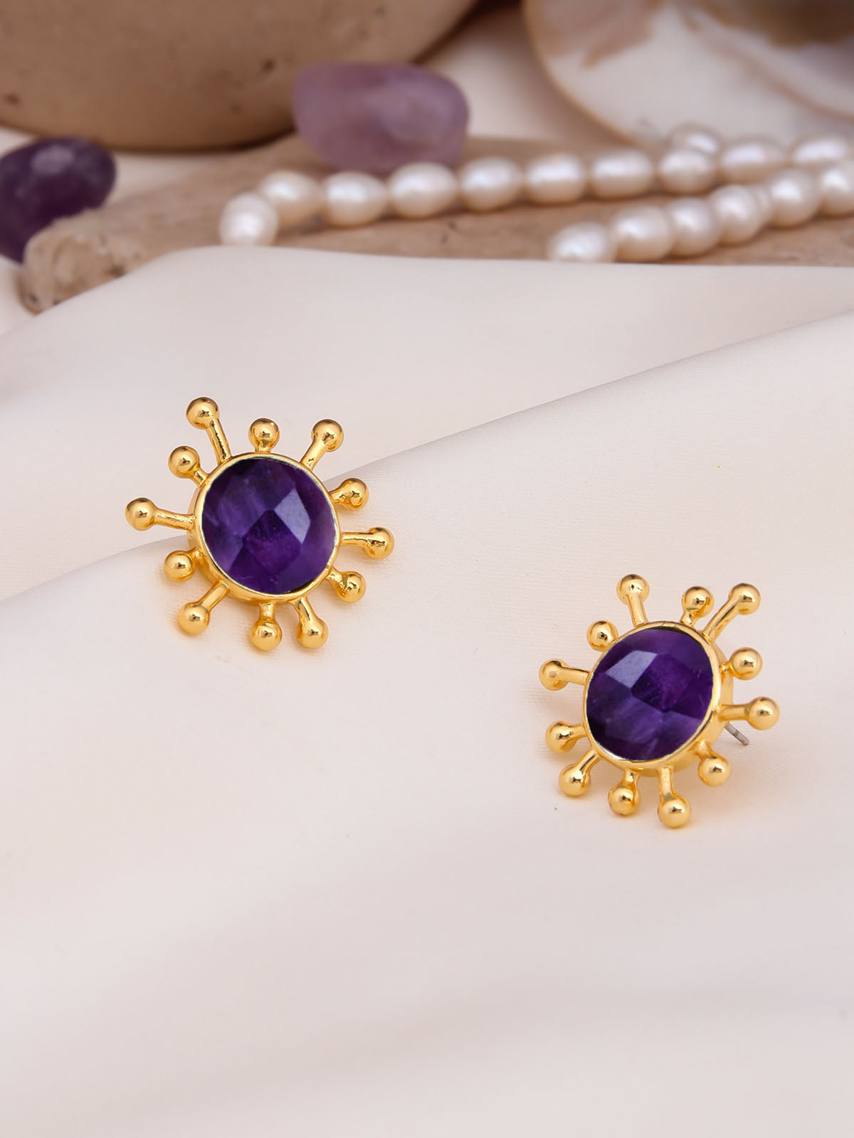Amethyst Boucle D'oreilles