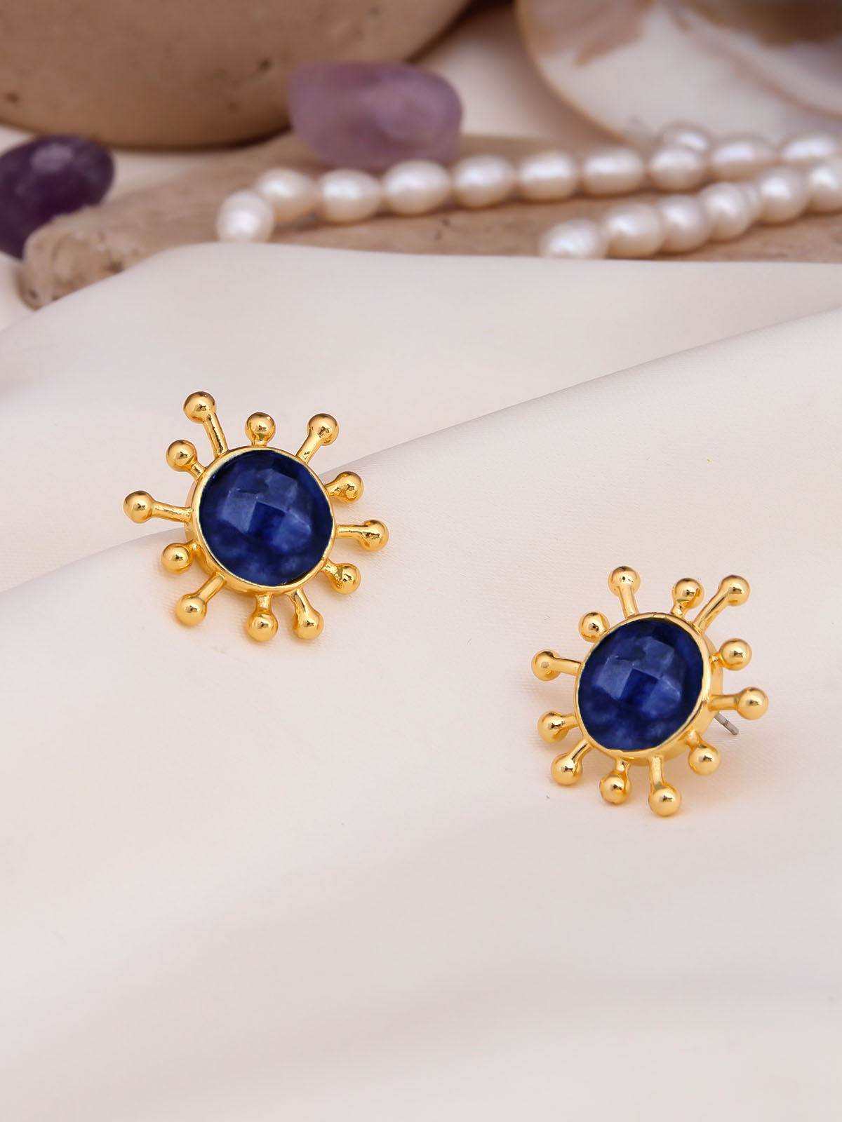 Saphire Boucle D'oreilles