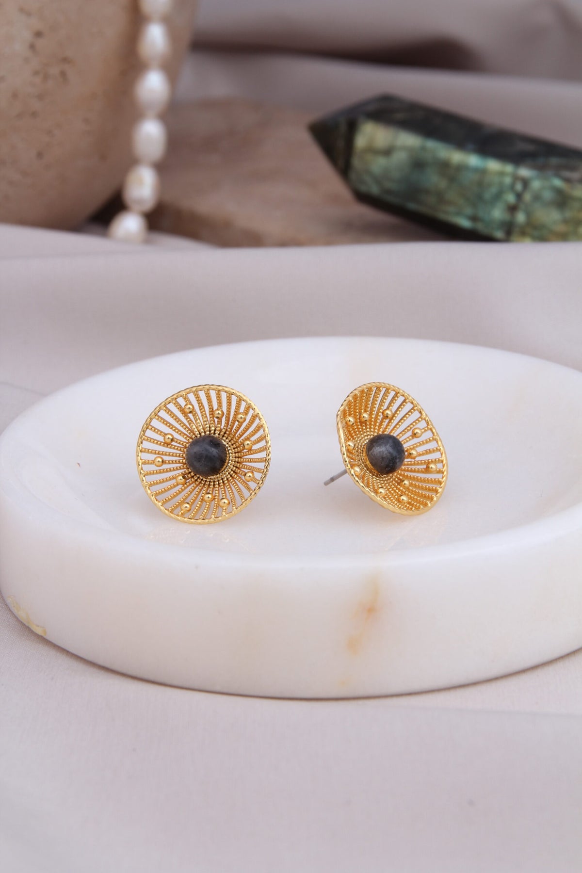 Labradorite Boucles d'oreilles