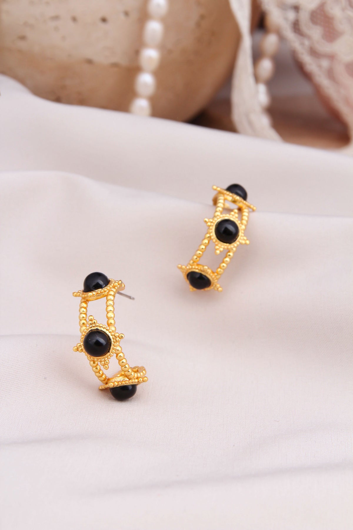 Onix  Boucles d'oreilles