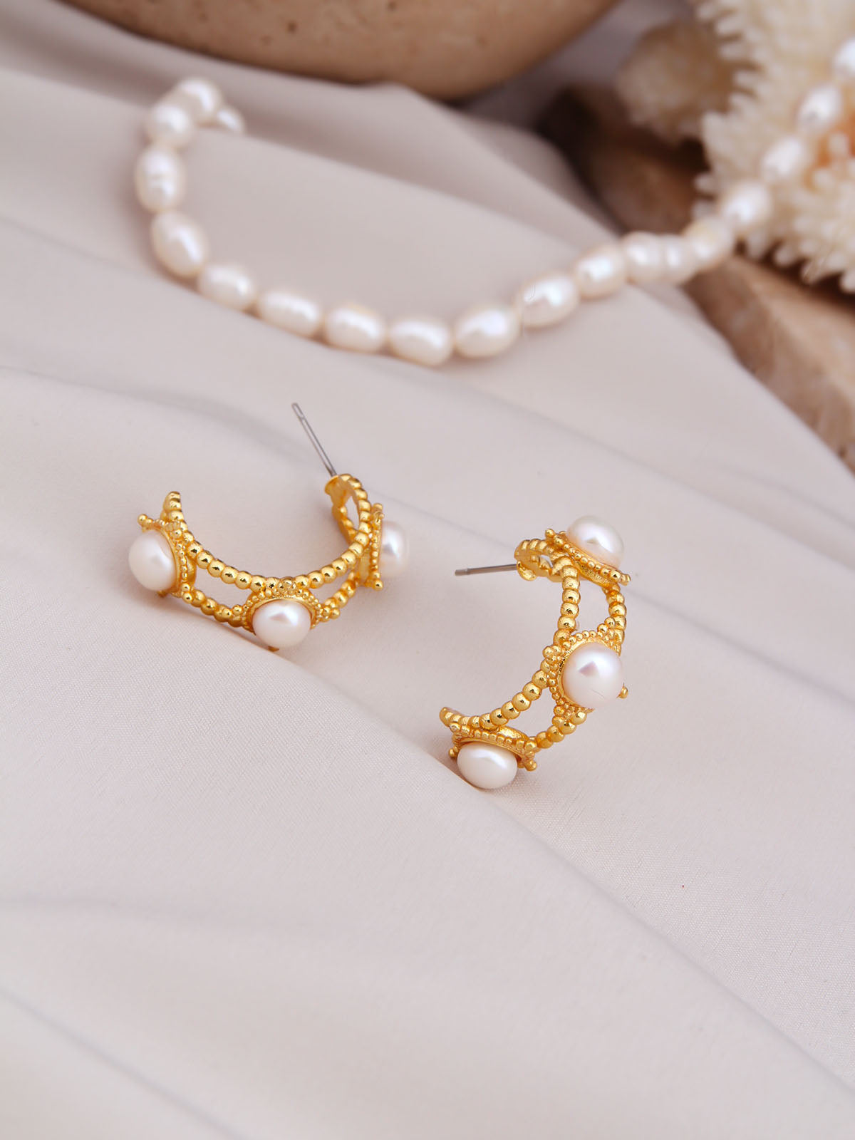 Pearl  Boucles d'oreilles