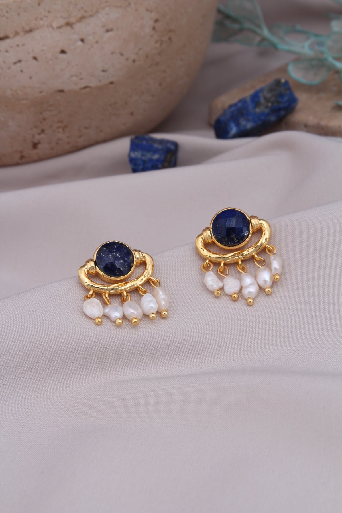 Lapis  Boucles d'oreilles