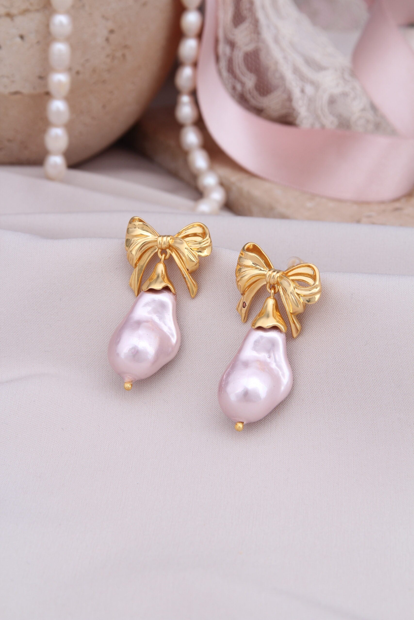 Majorca Pearl Boucles d'oreilles