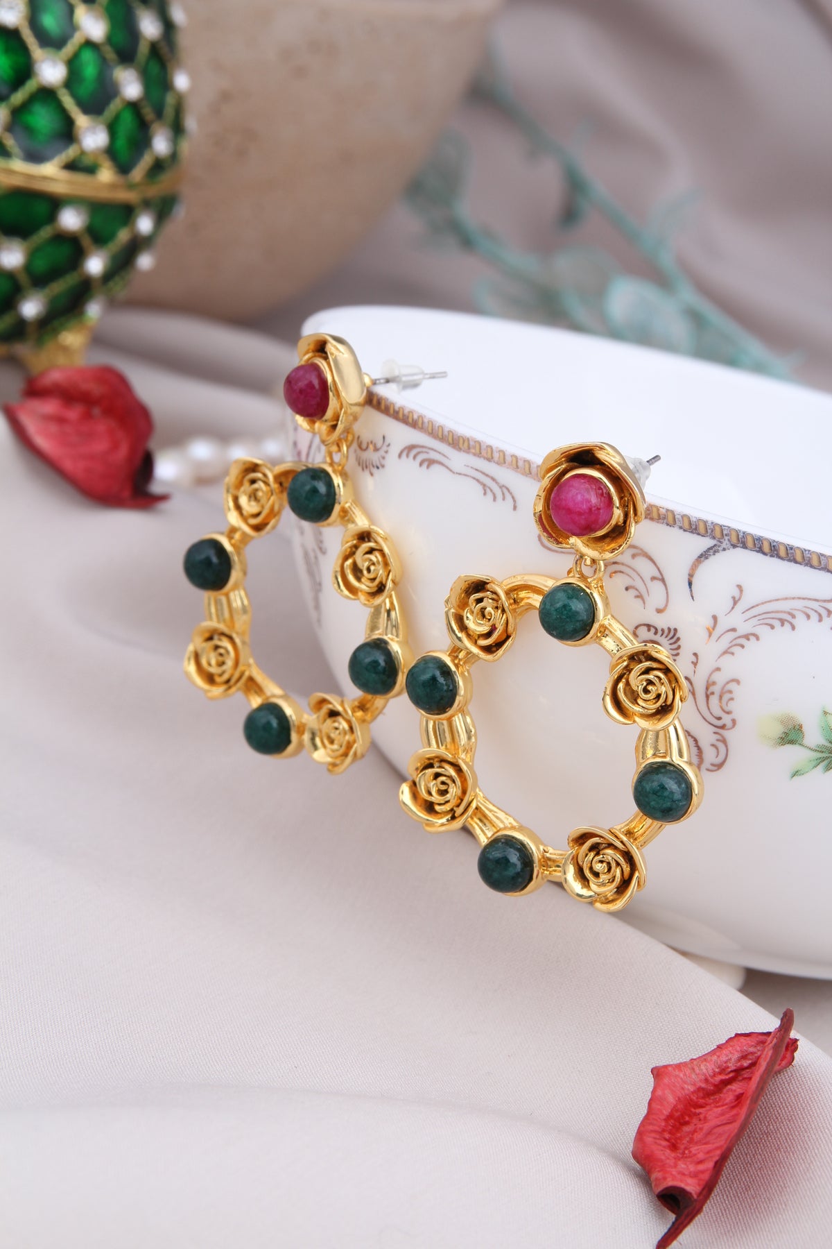 Agate Boucles d'oreilles