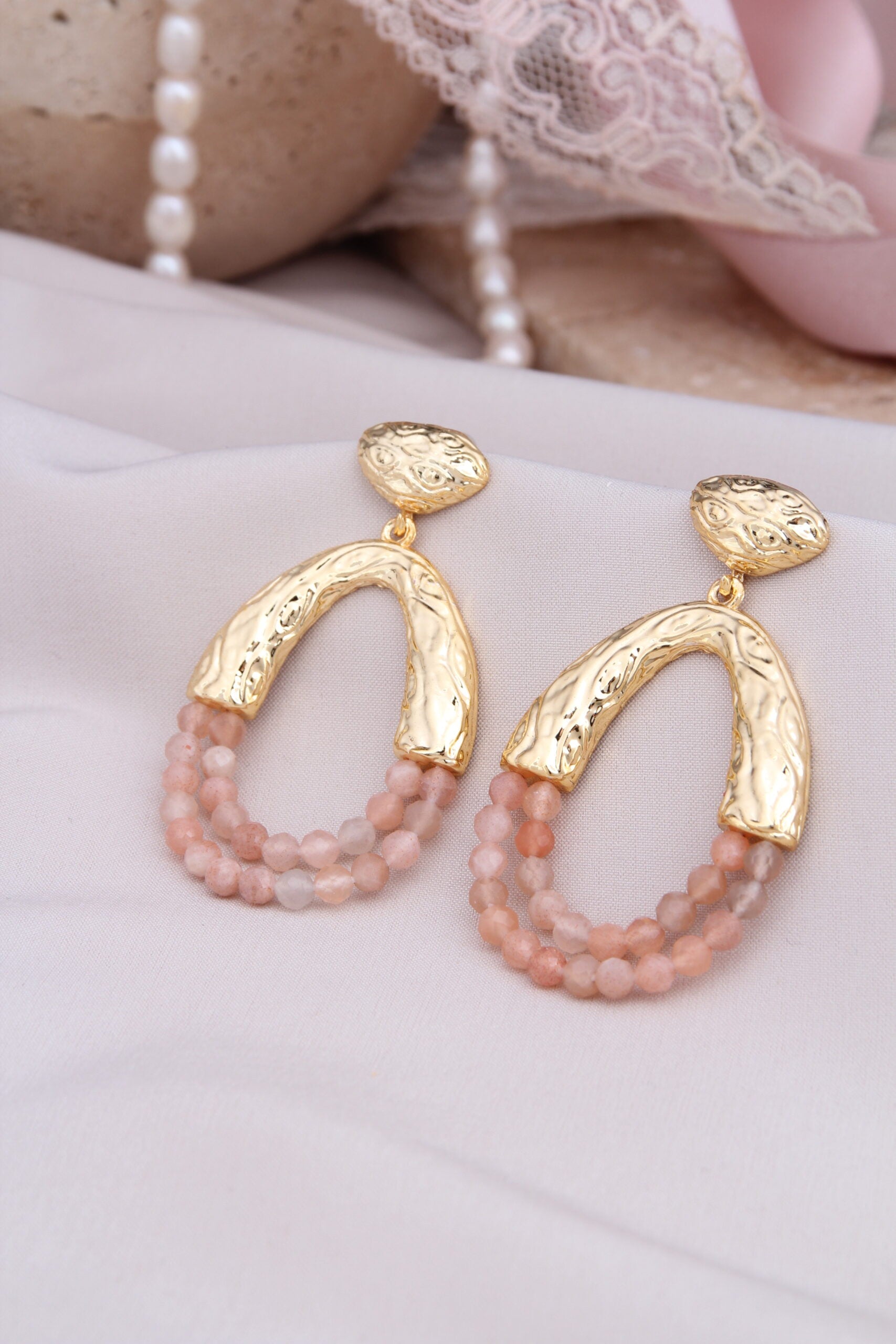Sunstone Boucles d'oreilles
