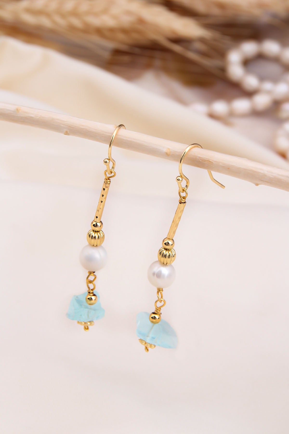 Aquamarine Earring
