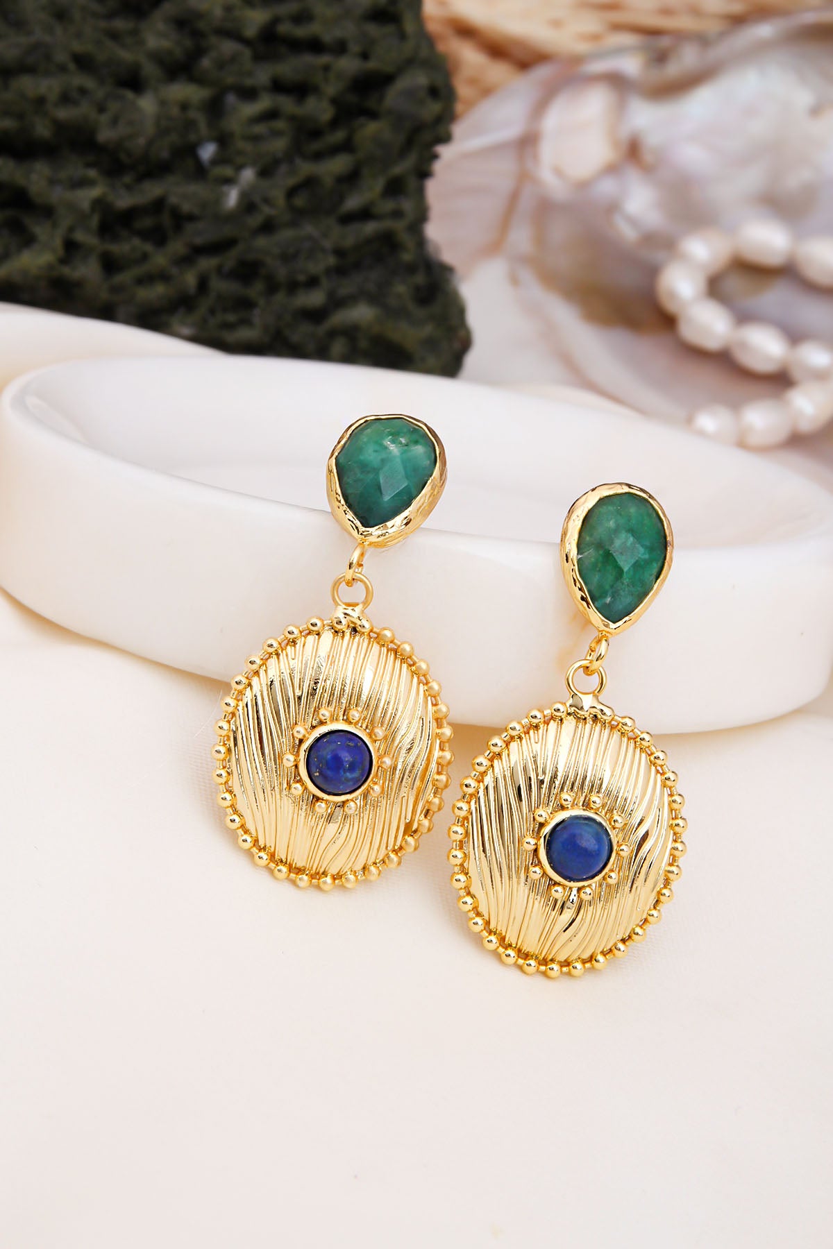 Agathe & Saphire Earring