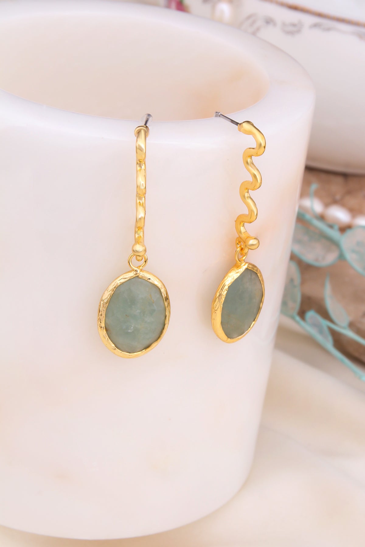 Amazonite Earring