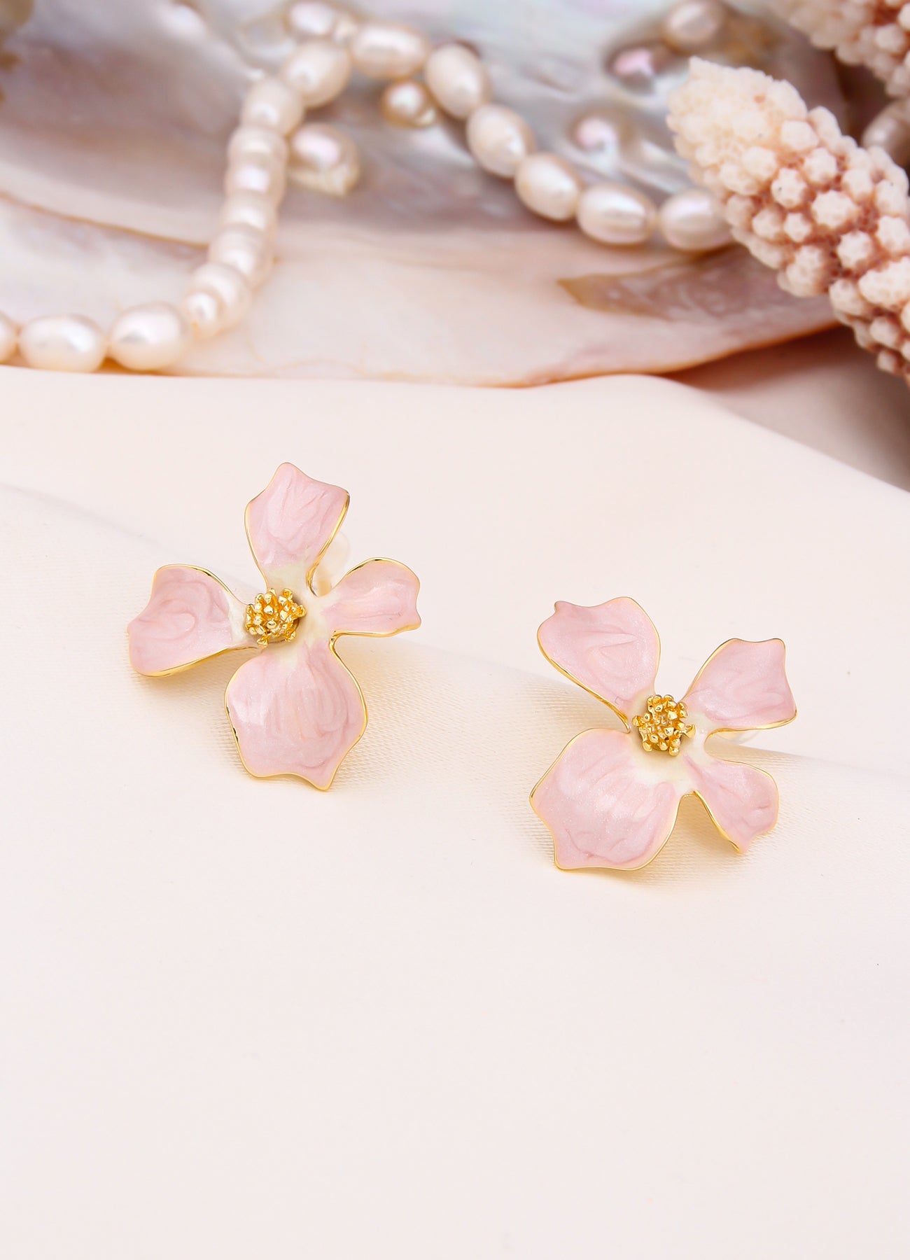 Nacre Boucles D'oreilles