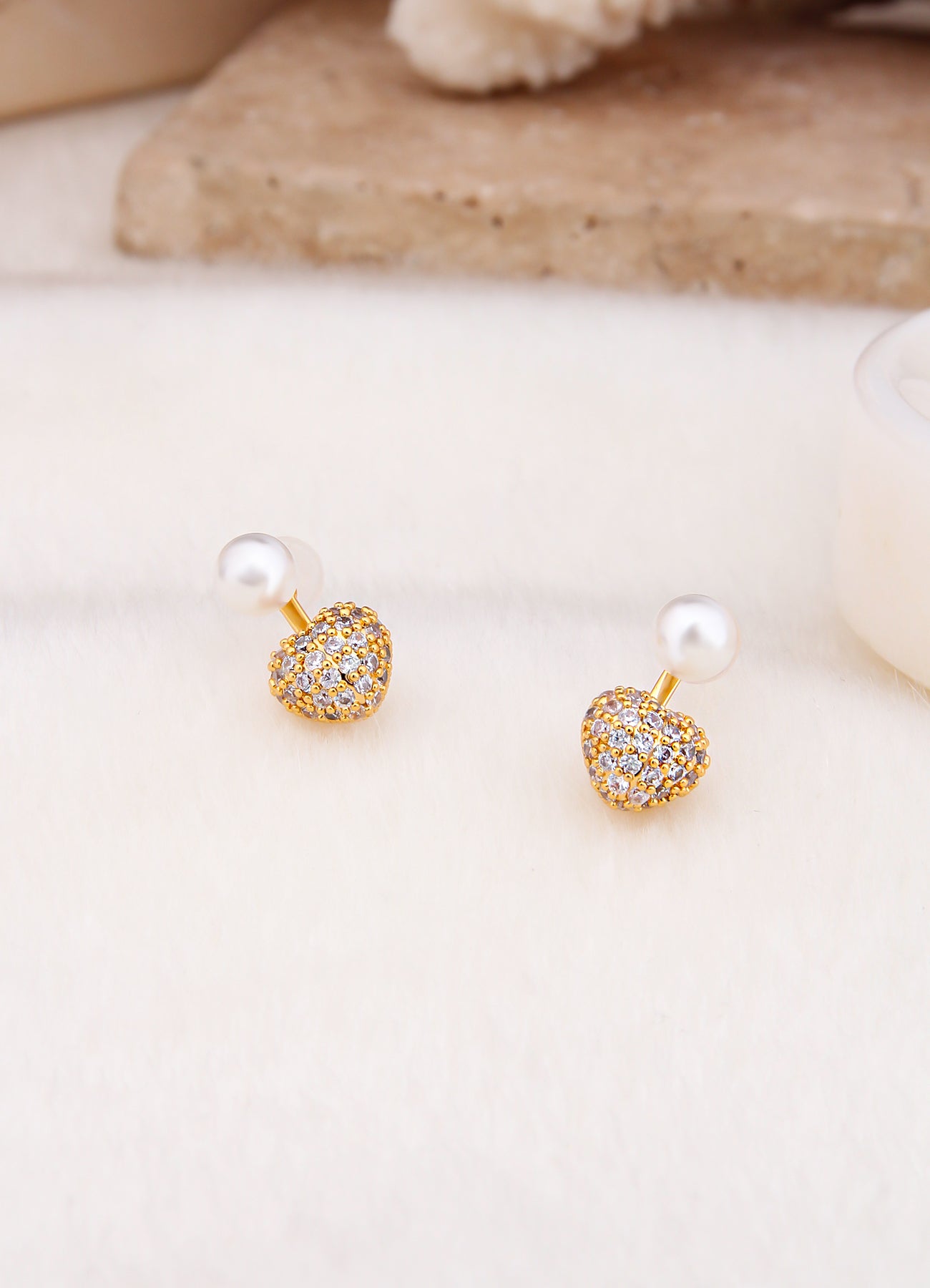 Zircon & Pearl Earring