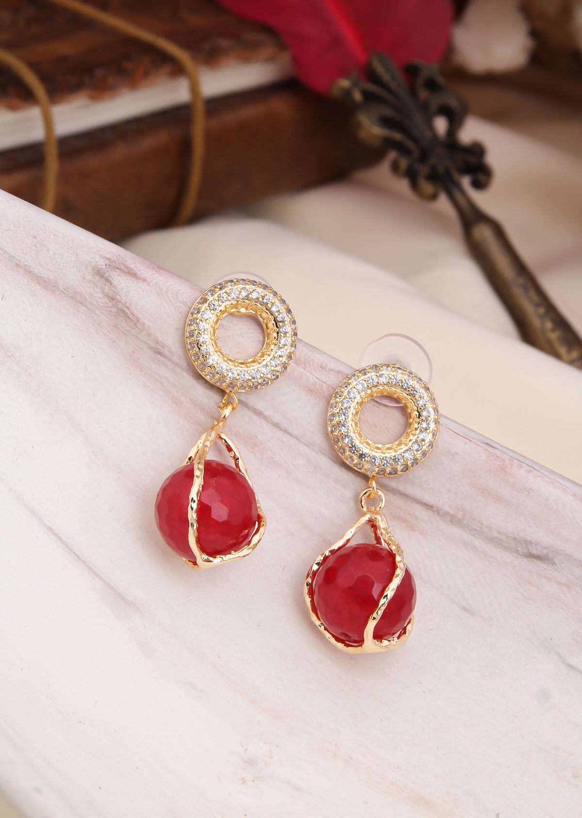 Zircon & Agathe Earring